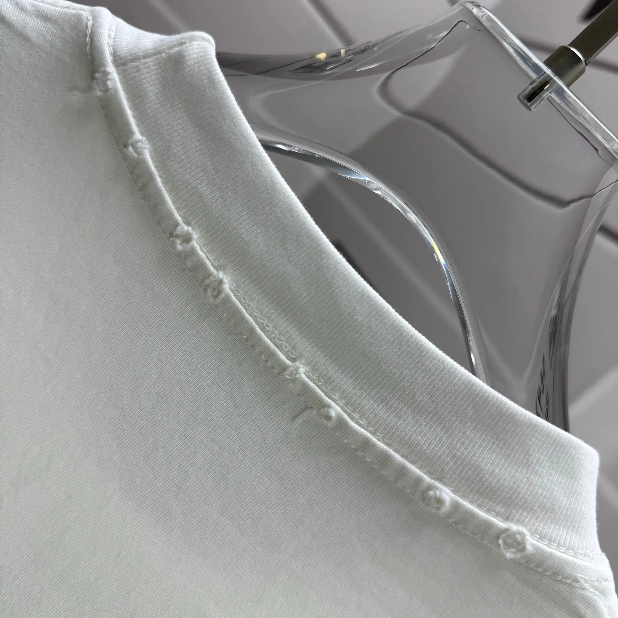 Logo Graphic Distressed Cotton T-Shirt D16013268 — view 8