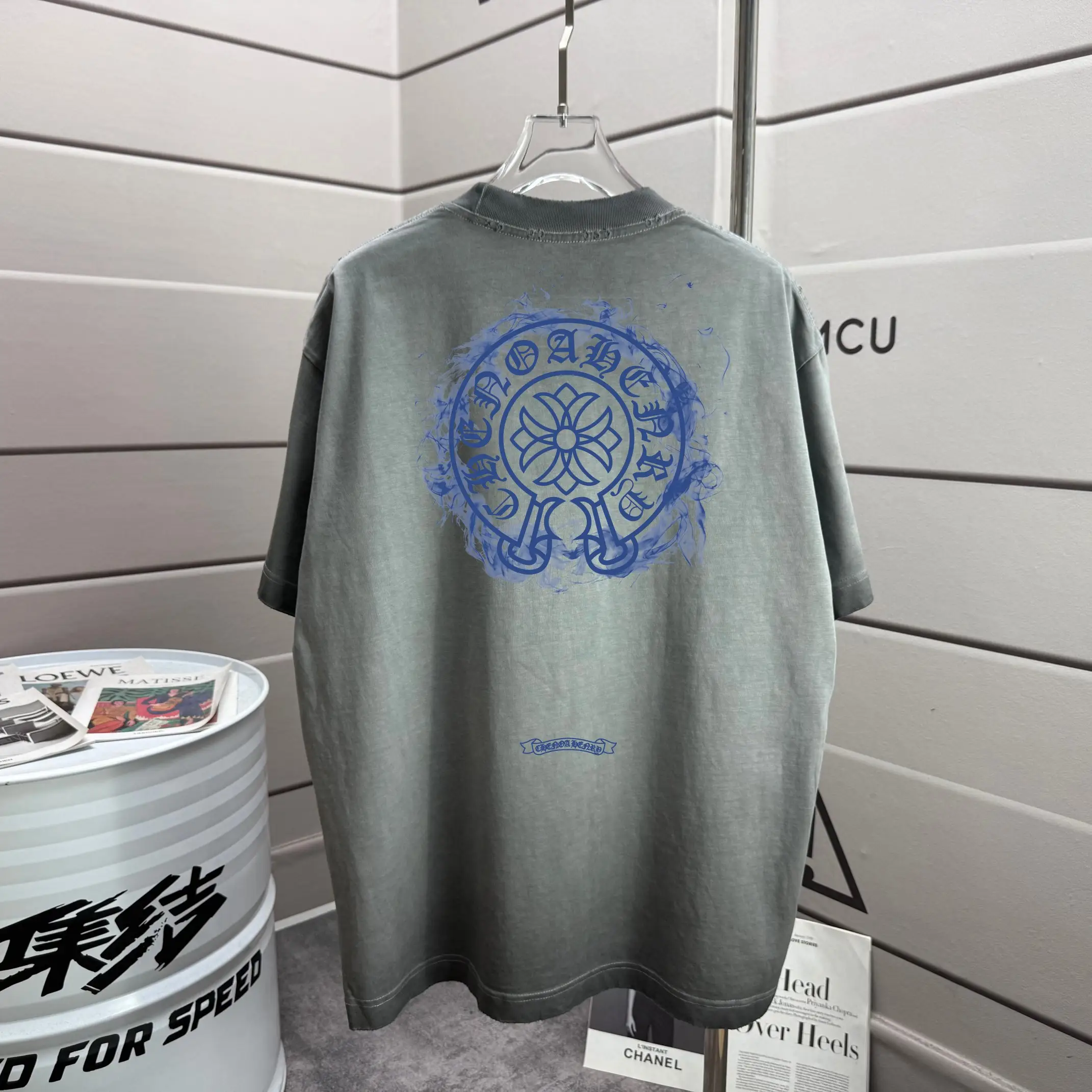 Distressed Logo Graphic T-Shirt D16013270