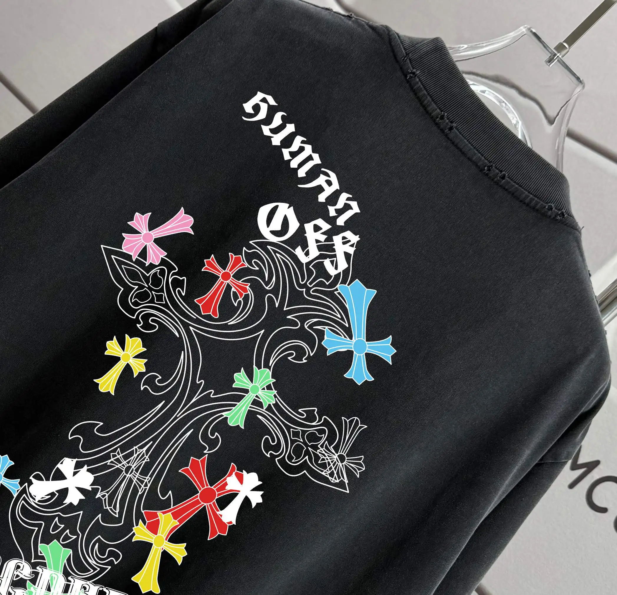 Graphic Print Washed Cotton T-Shirt D16013265 — view 3