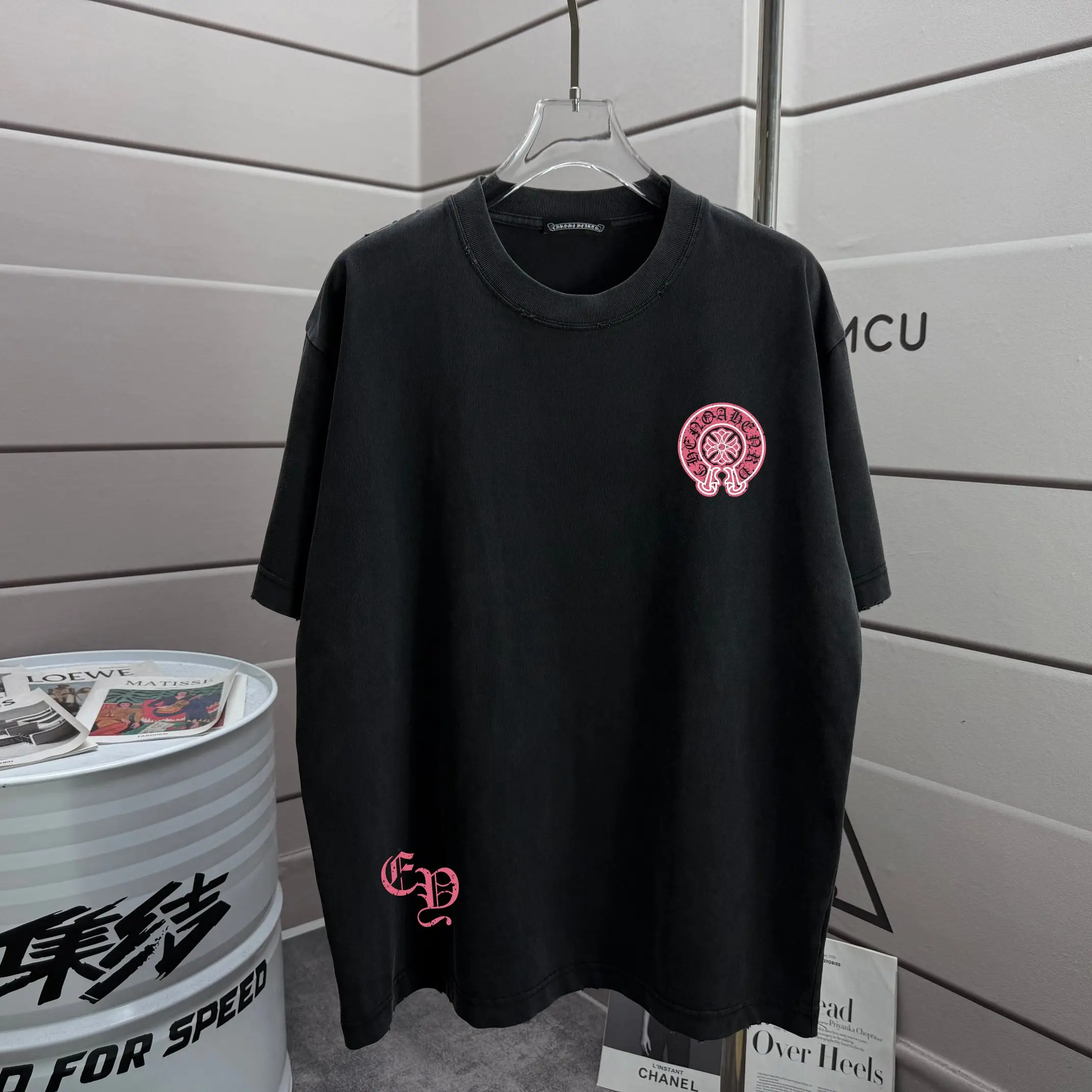 Washed Graphic Print Cotton T-Shirt D16013257 — view 2