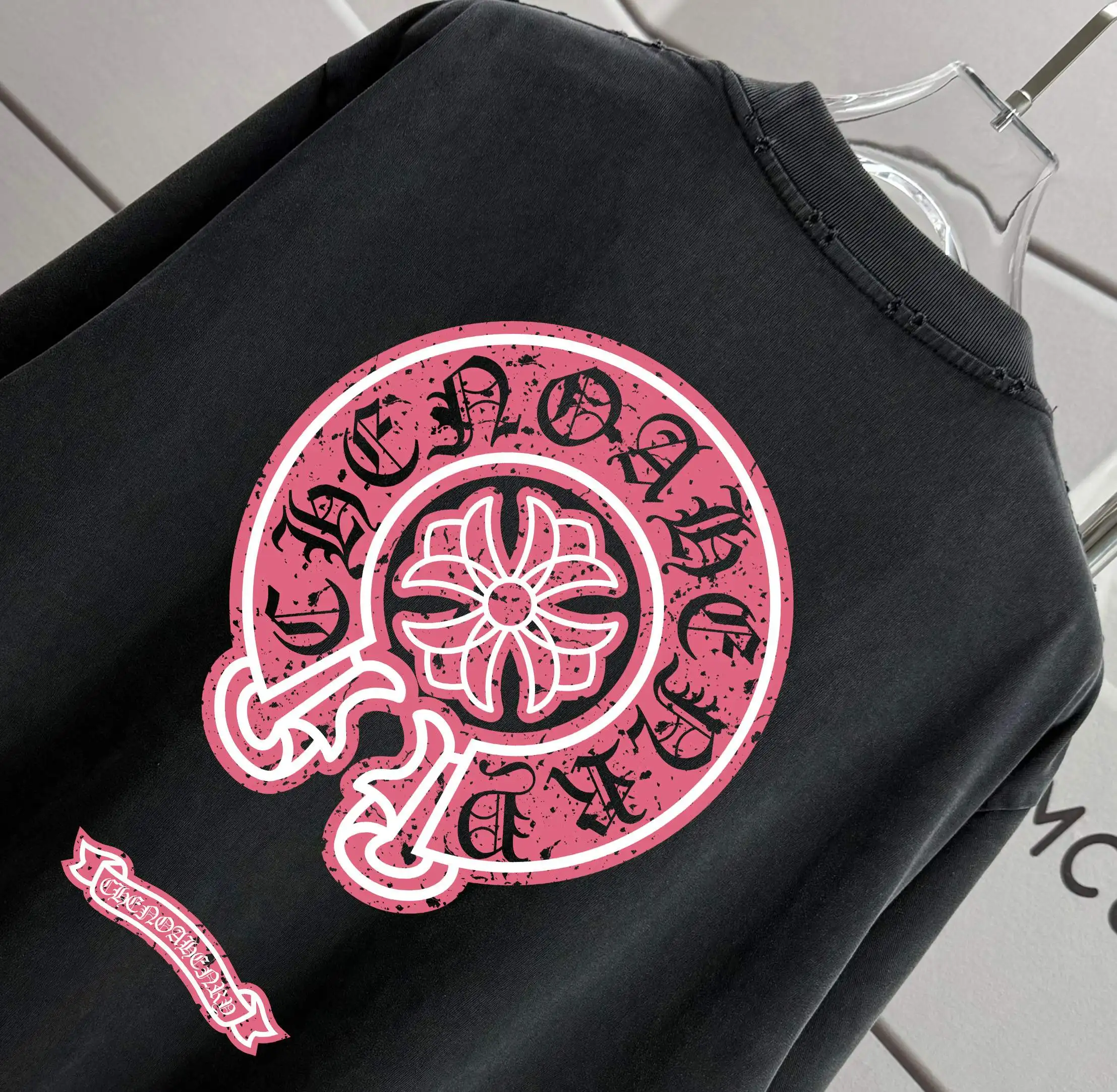 Washed Graphic Print Cotton T-Shirt D16013257 — view 3