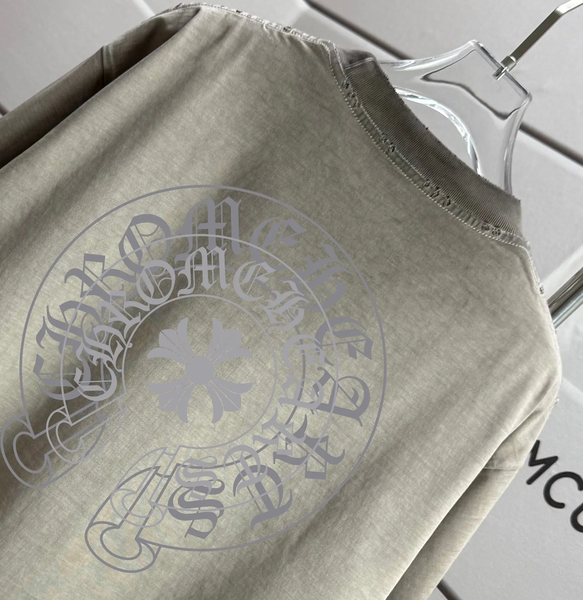 Logo Print Washed Cotton T-Shirt D16013283 — view 3