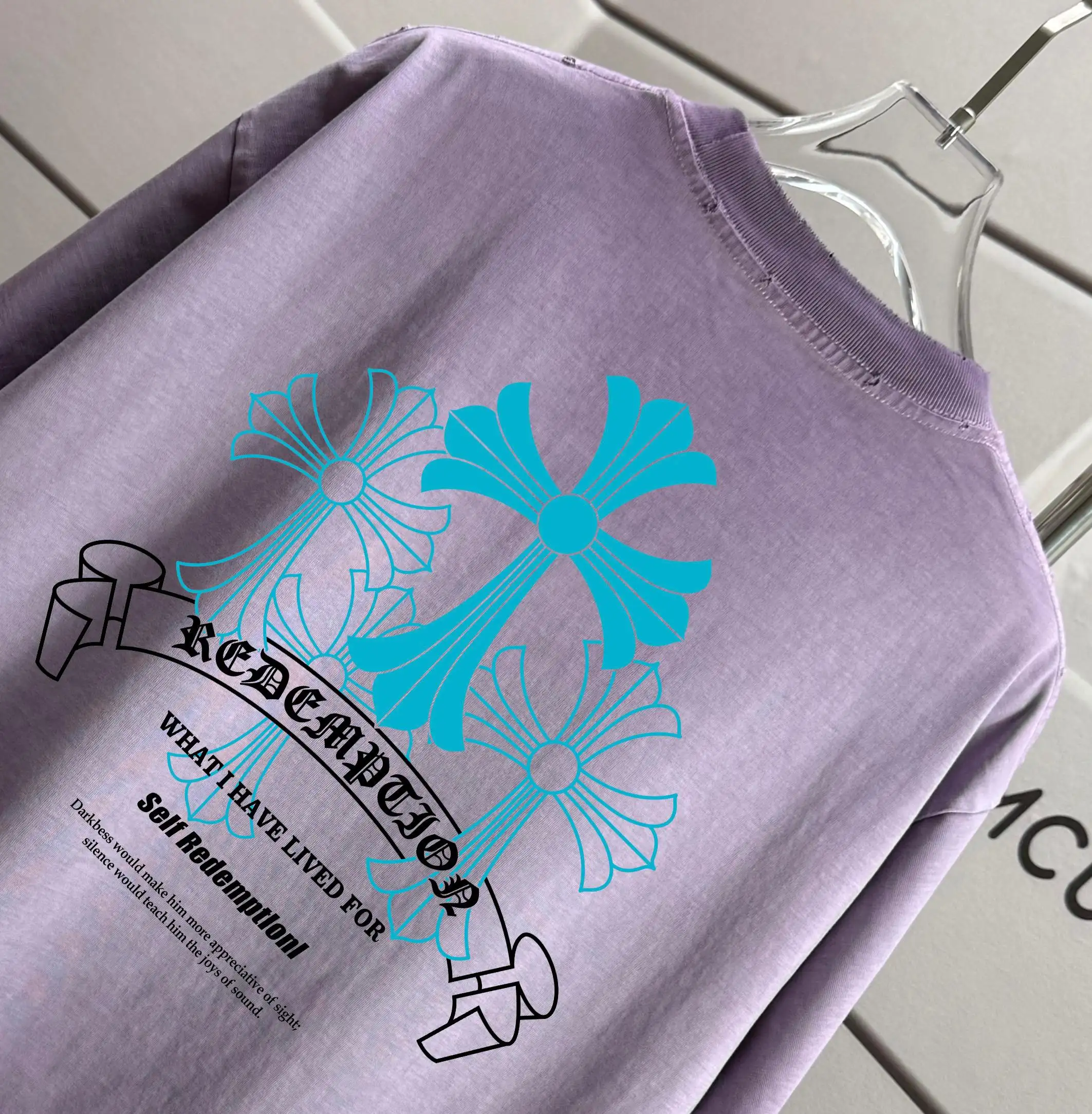 Washed Distressed Graphic T-Shirt D16013263 — view 3