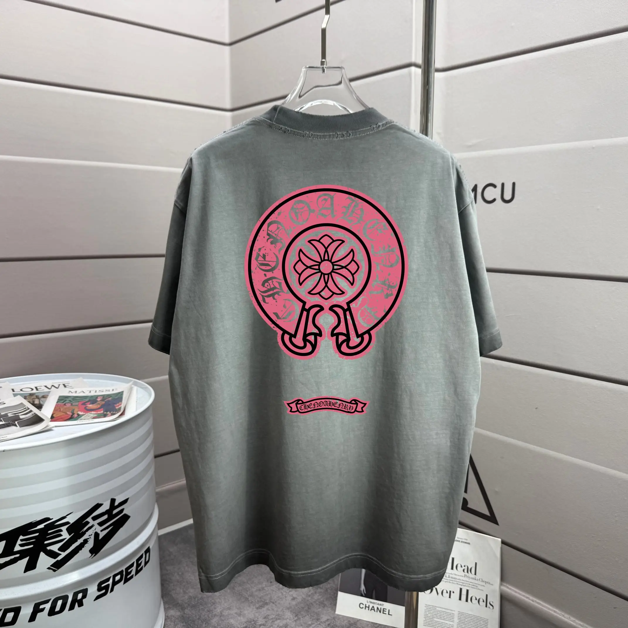 Logo Graphic Washed Cotton T-Shirt D16013258