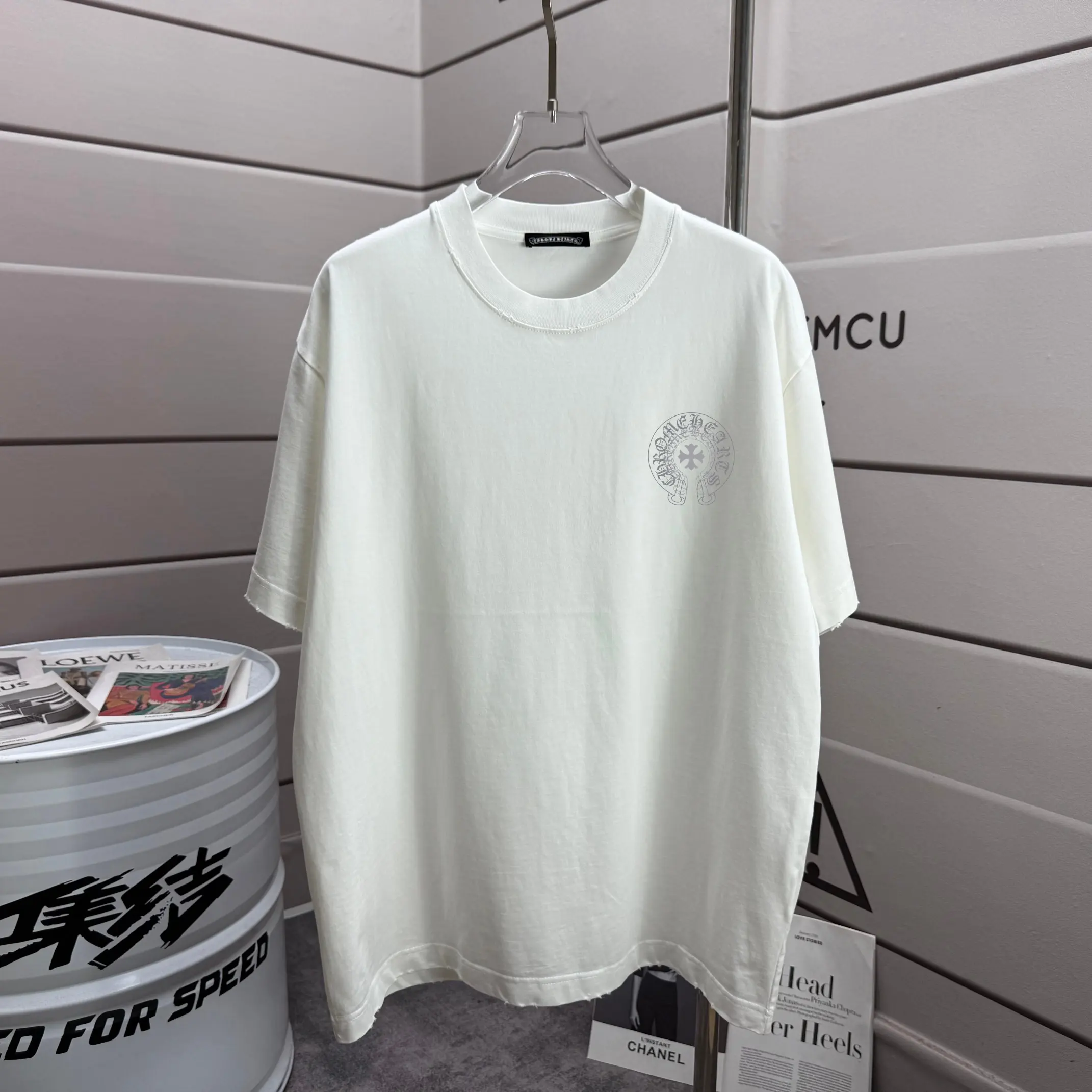Logo Graphic Distressed Cotton T-Shirt D16013280 — view 2