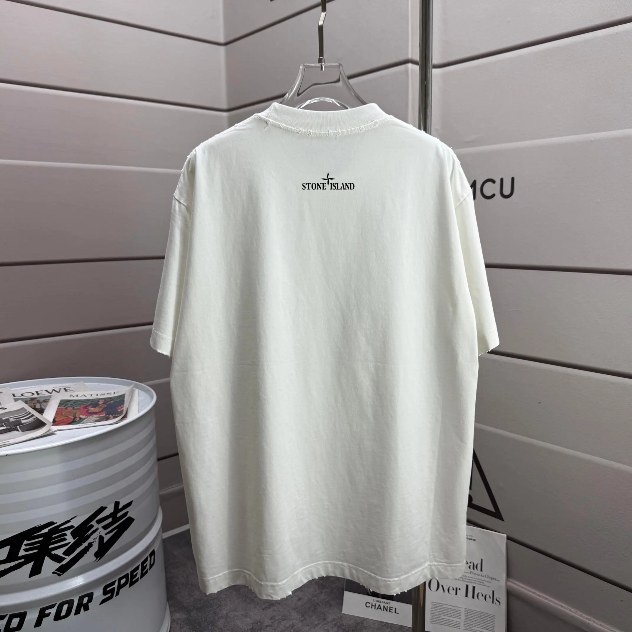 Compass Logo Graphic Cotton T-Shirt D16013303 — view 2