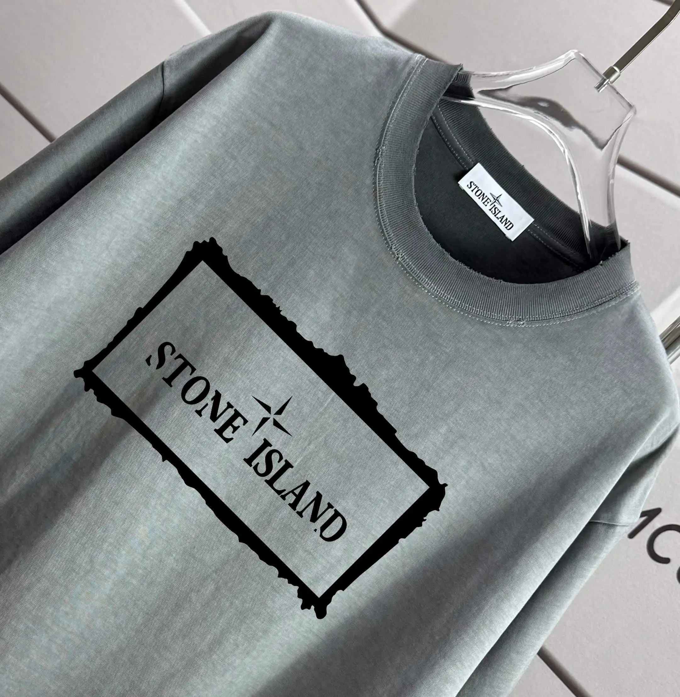 Logo Print Washed Cotton T-Shirt D16013290 — view 3