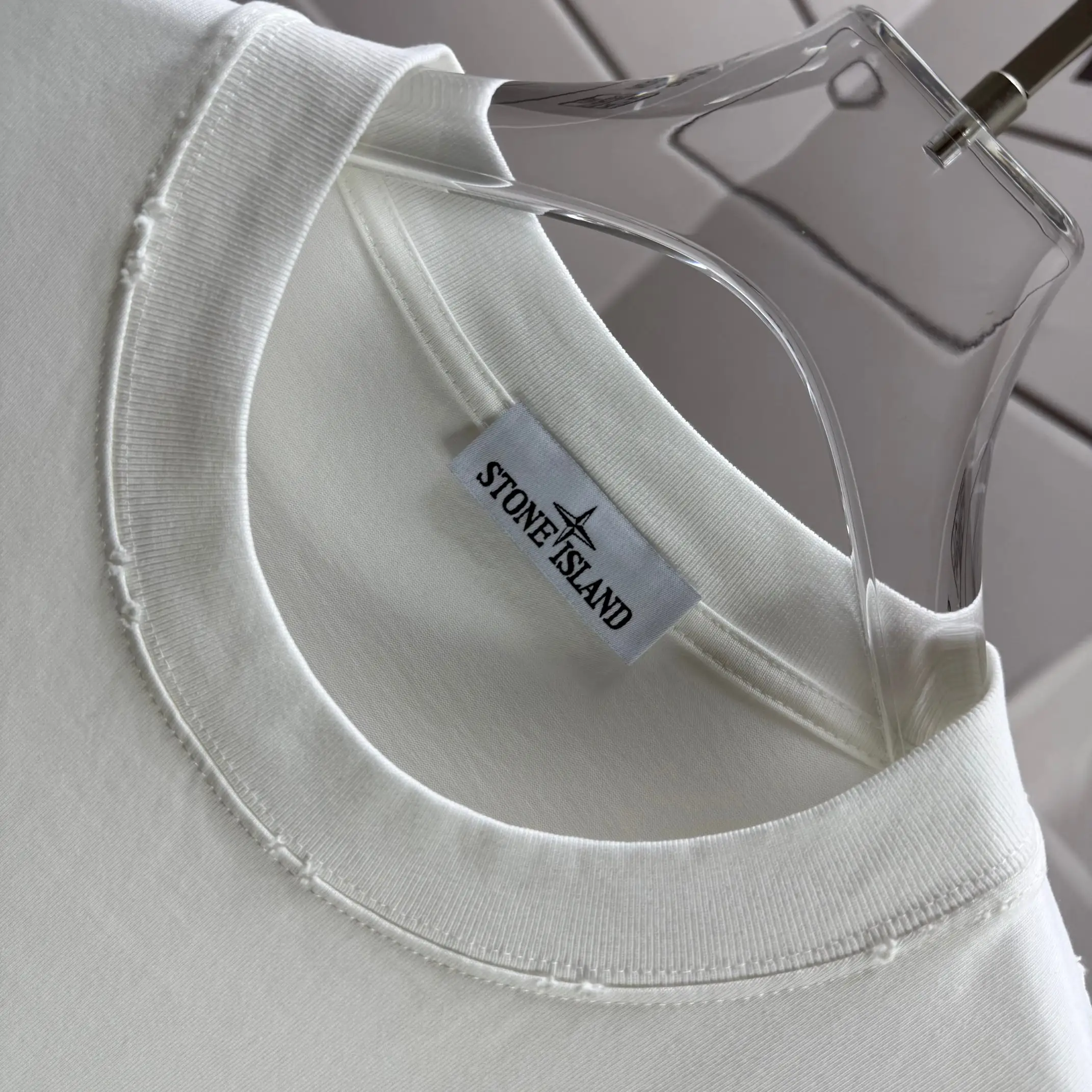 Compass Logo Graphic Cotton T-Shirt D16013307 — view 5
