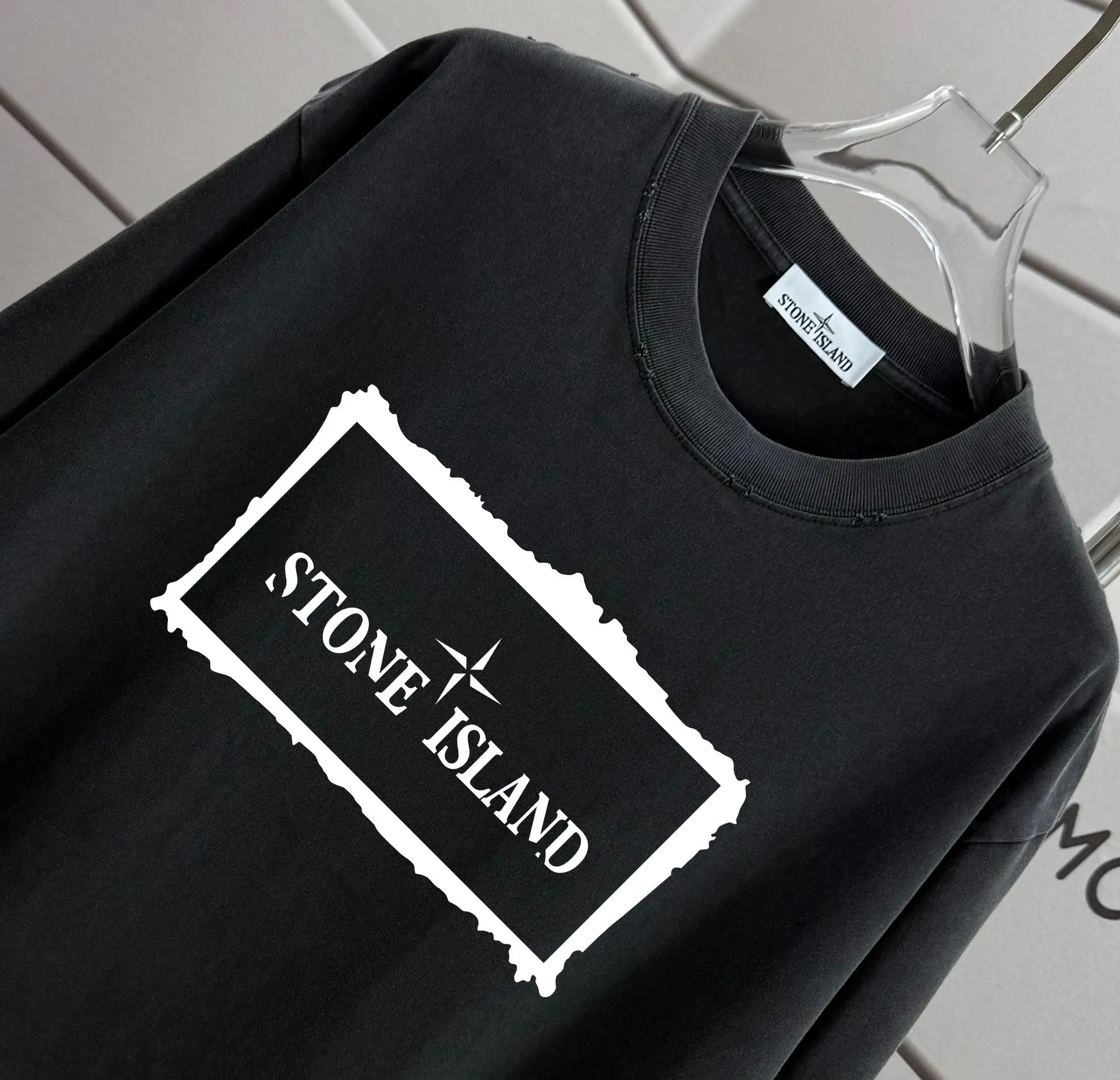 Logo Print Washed Cotton T-Shirt D16013289 — view 3