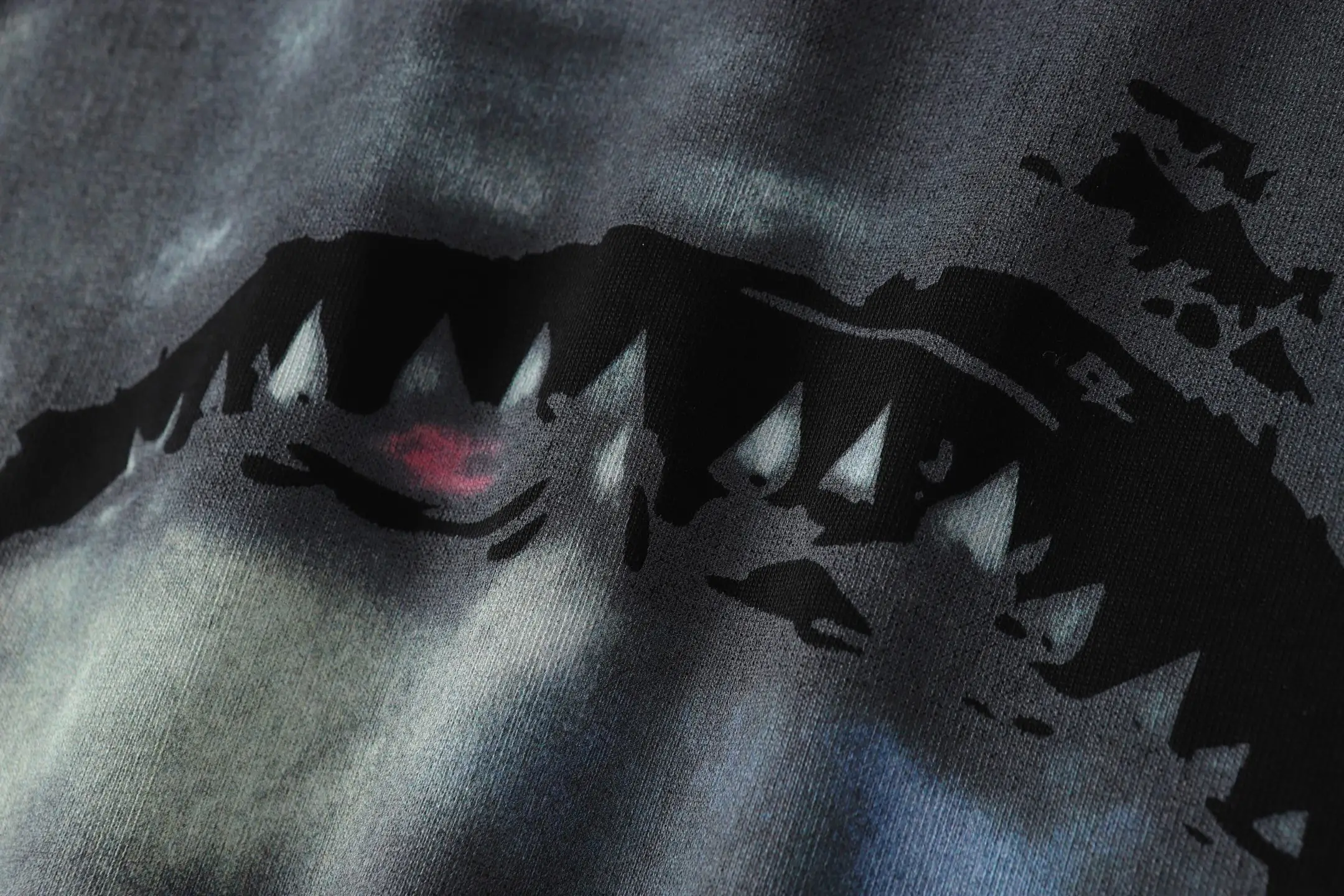 Shark Print Oversized Cotton T-Shirt D6014118 — view 6