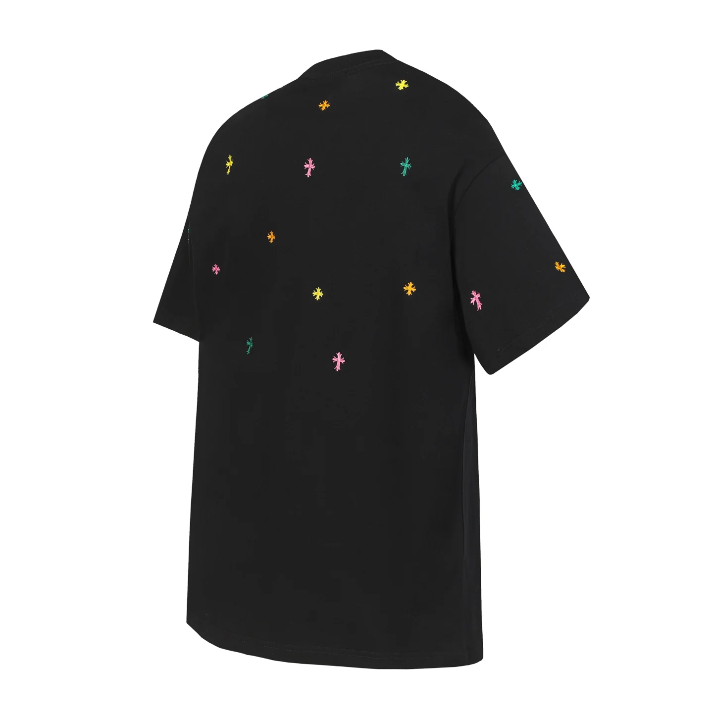 Embroidered Cross Patch Oversized T-Shirt D10013929 — view 3