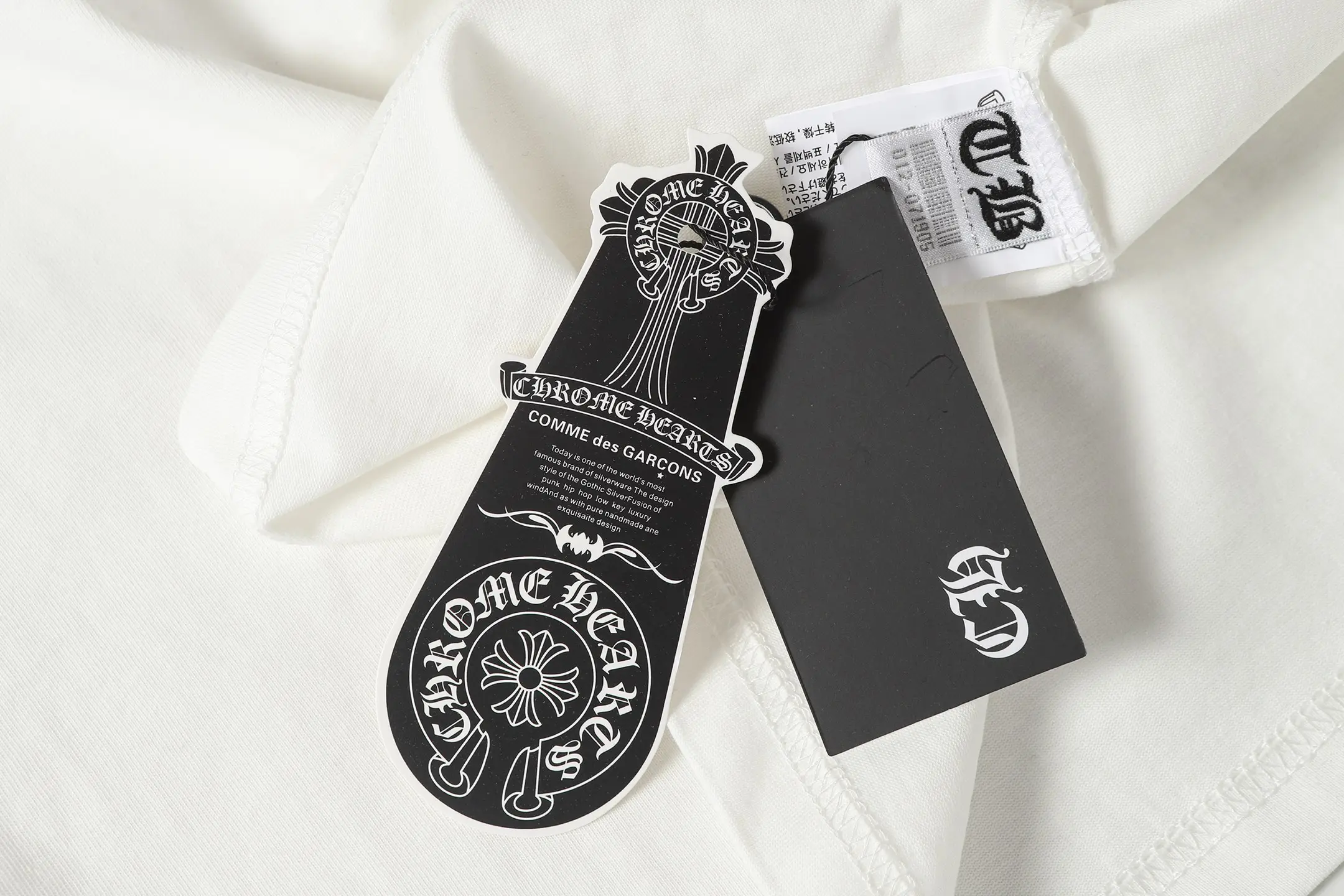 Embroidered Cross Logo Cotton T-Shirt D10013930 — view 12