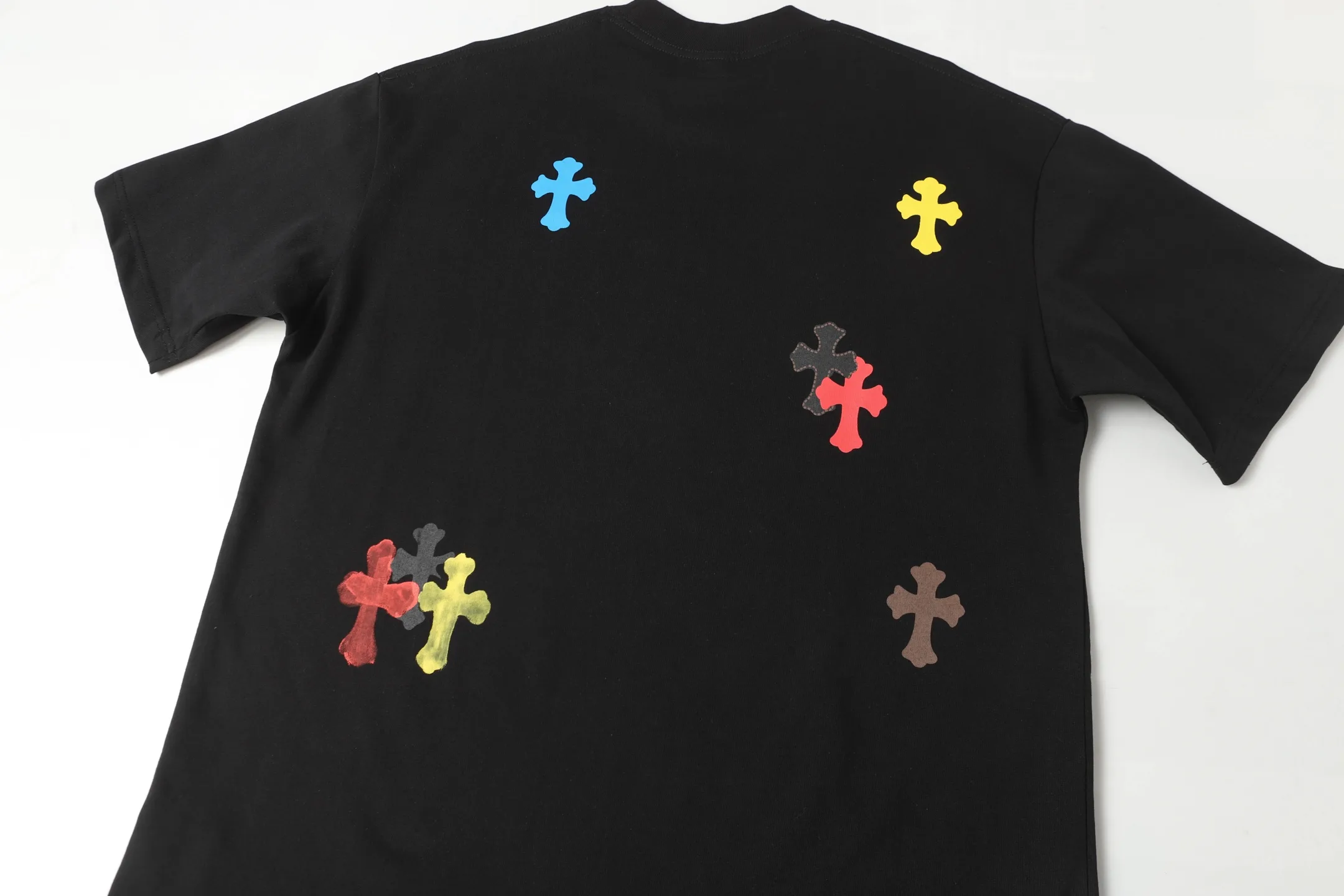 Sex Records Hand-Painted Cross T-Shirt D10514032 — view 5