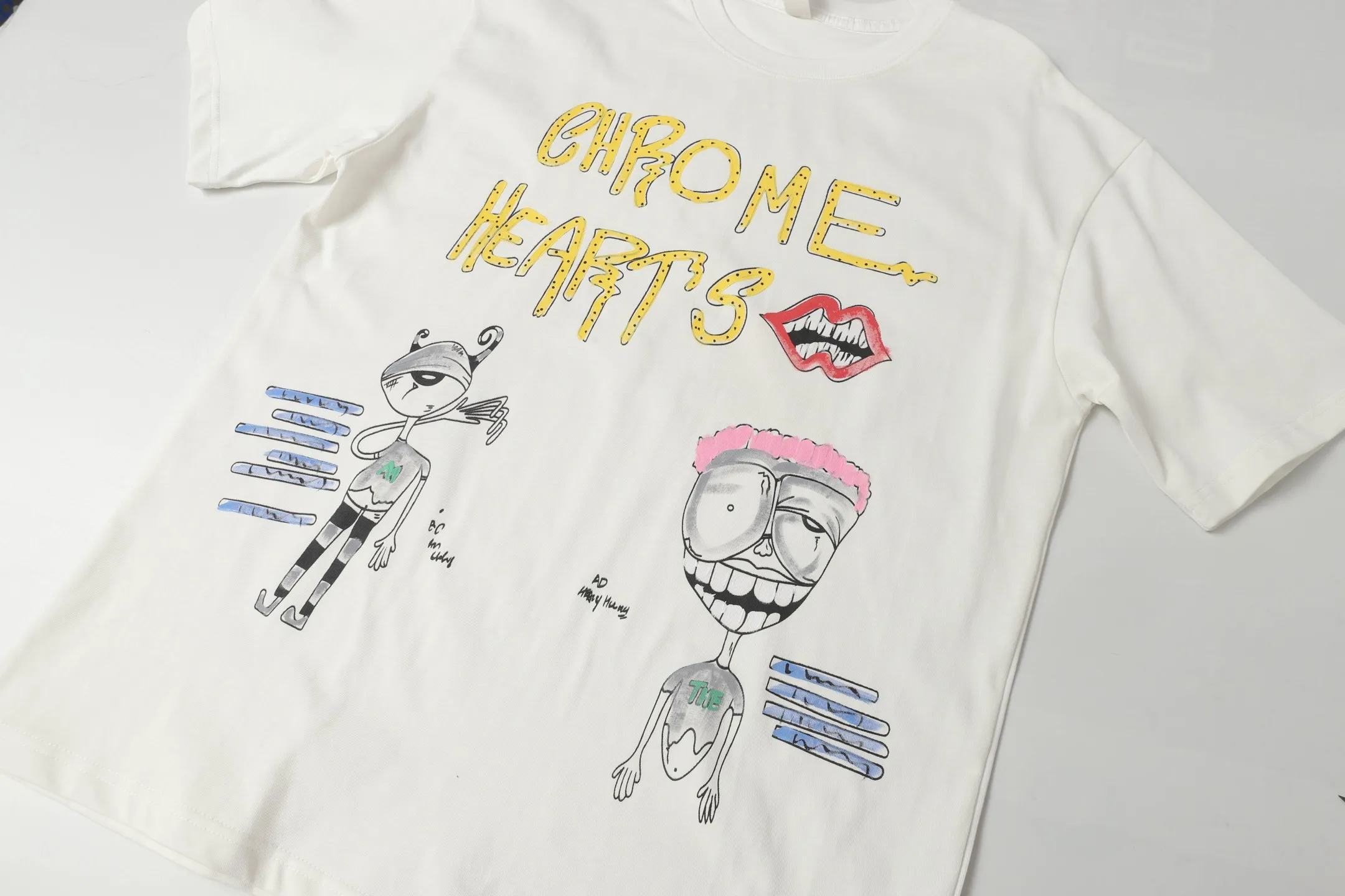 Graffiti Print Cotton T-Shirt D10514036 — view 4