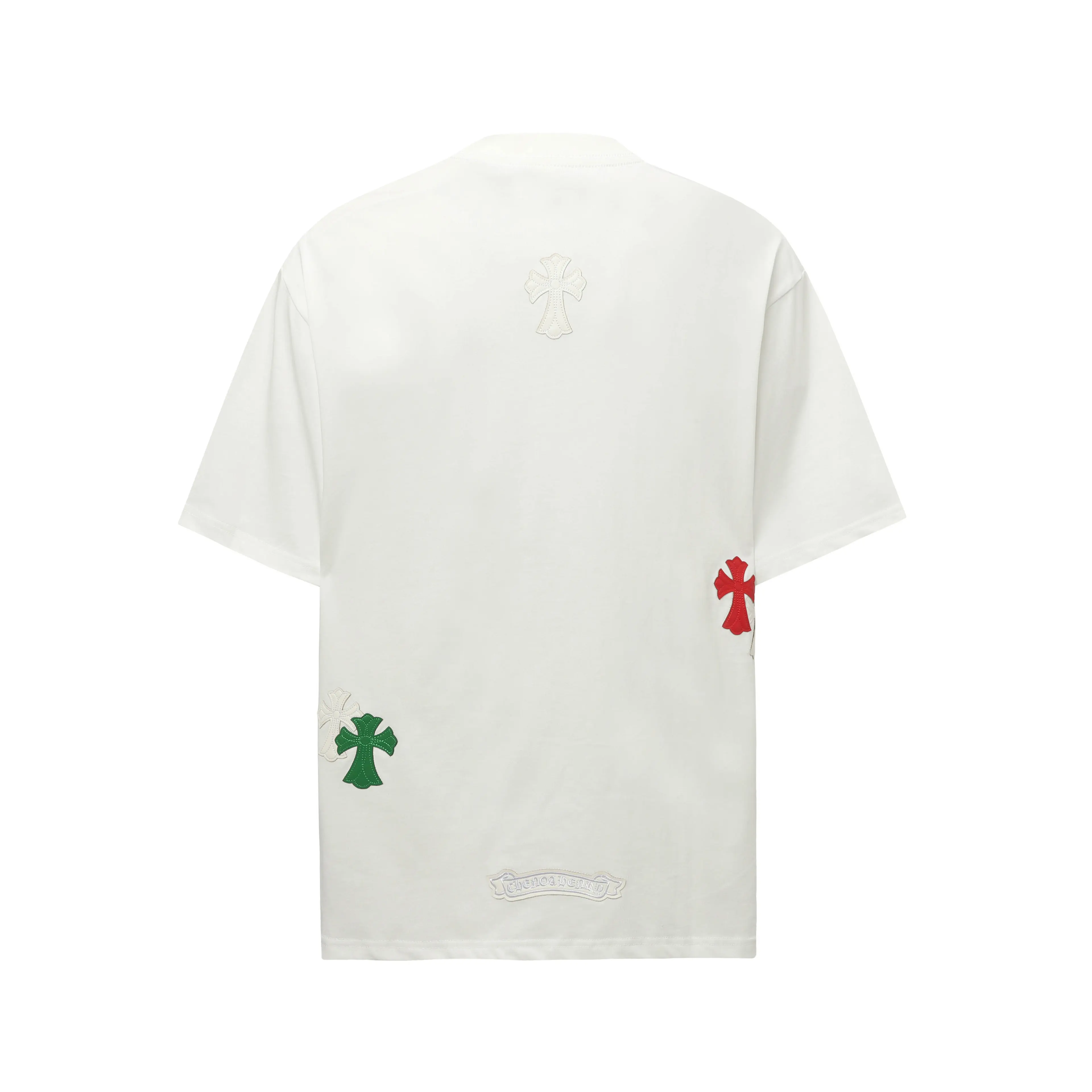 Cross Patch Embroidered Cotton T-Shirt D10014054 — view 2