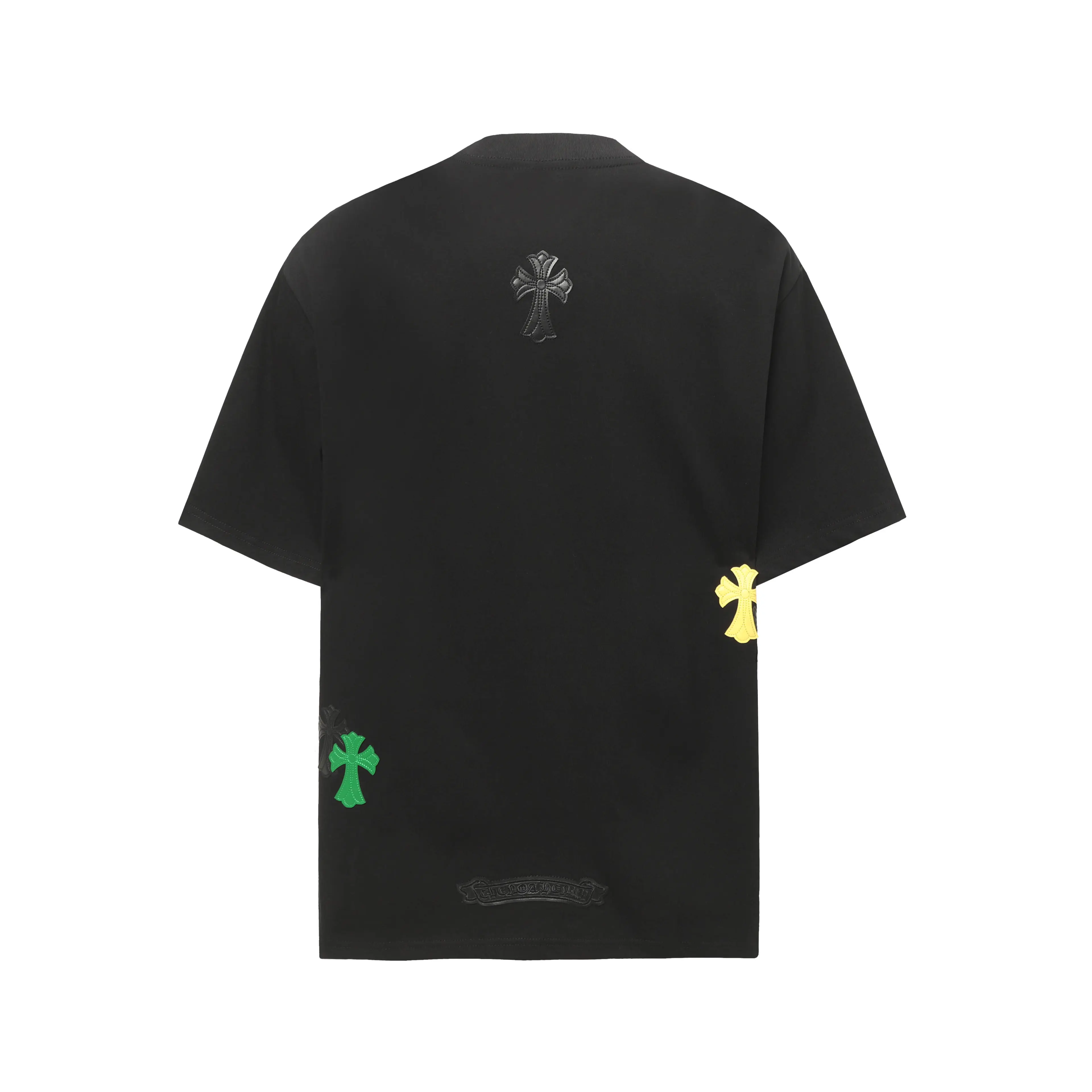 Cross Patch Embroidered Cotton T-Shirt D10014053 — view 2