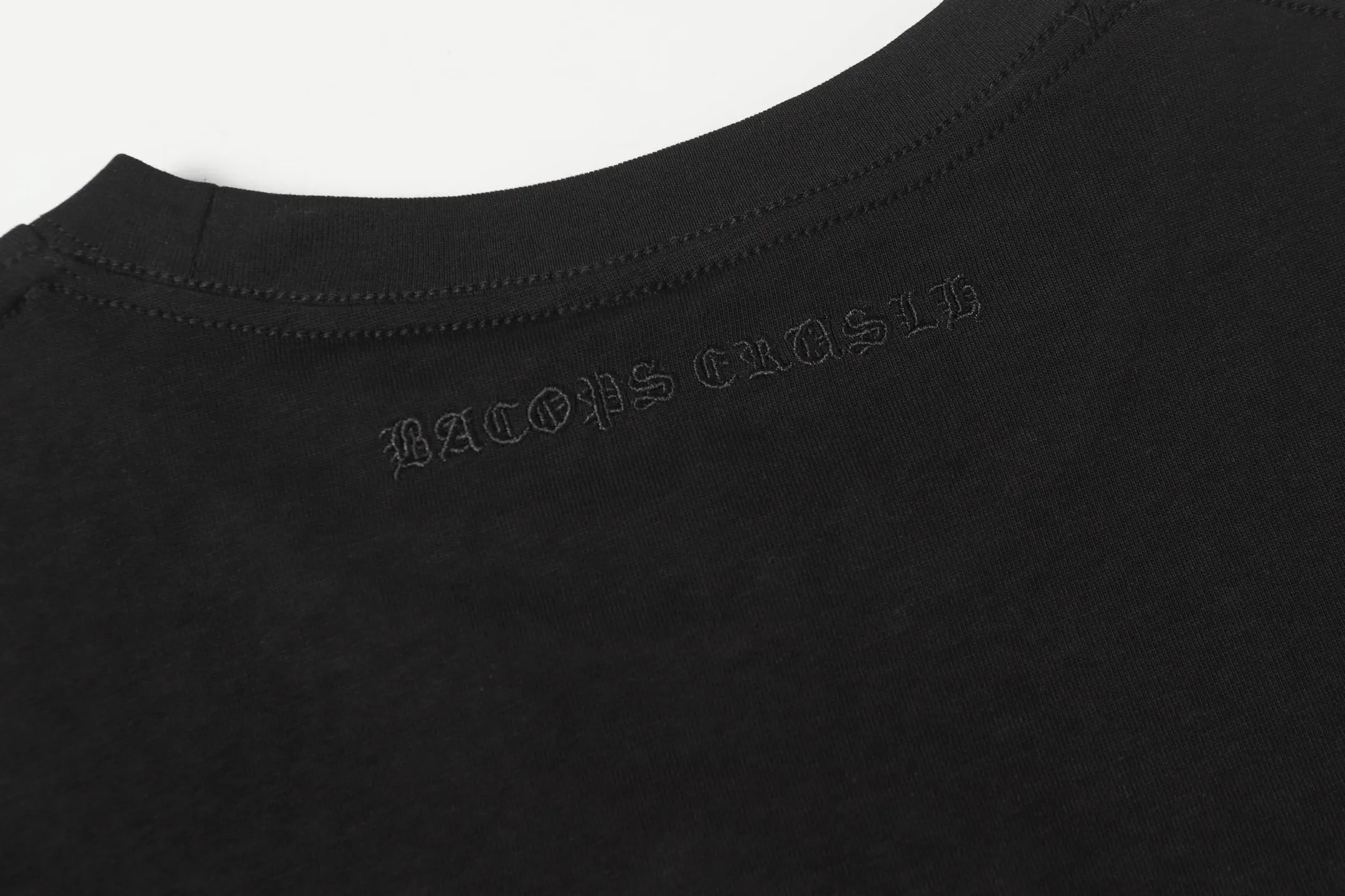 Embroidered Horseshoe Logo Cotton T-Shirt D9514056 — view 7