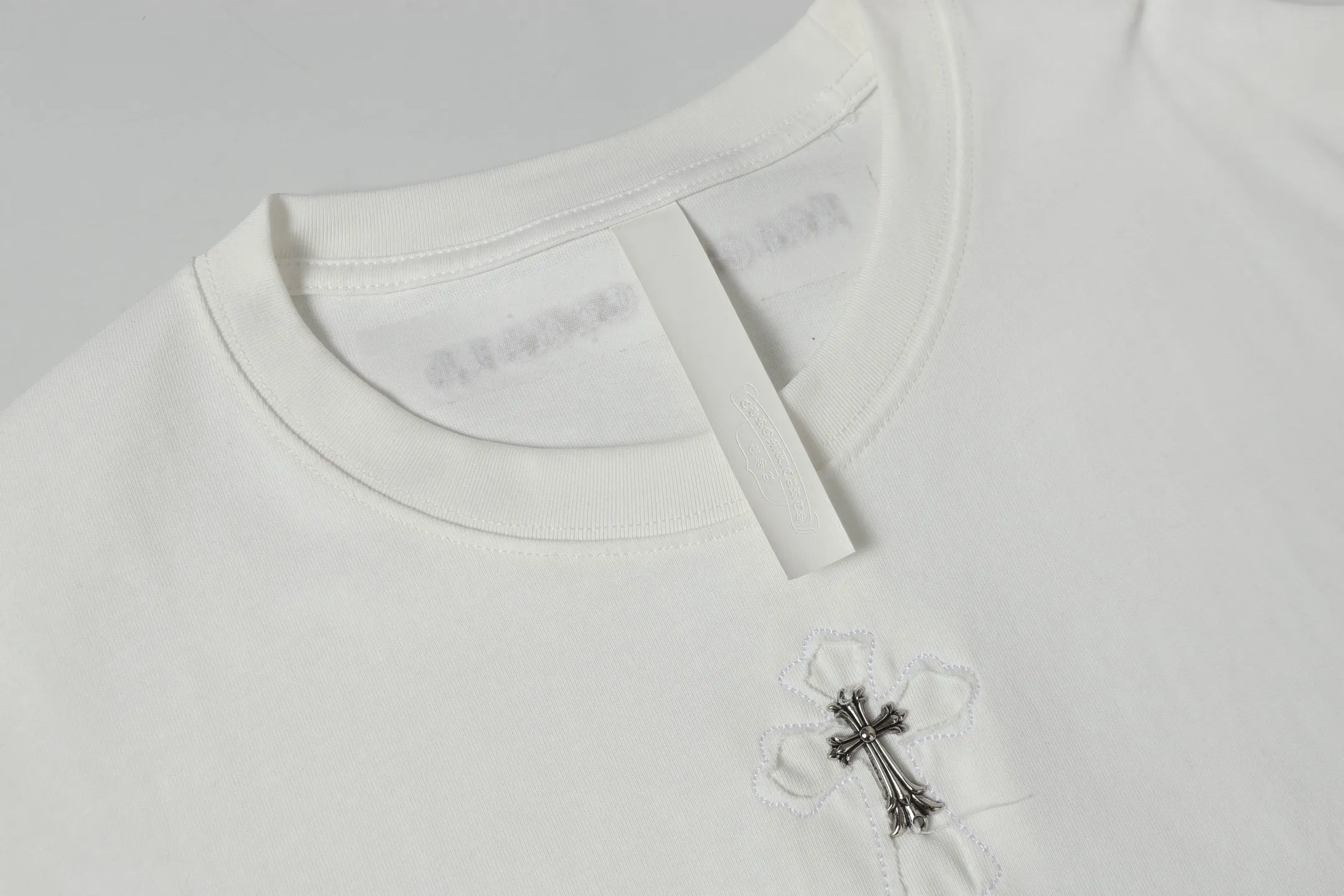 Embroidered Horseshoe Logo Cotton T-Shirt D9514057 — view 4