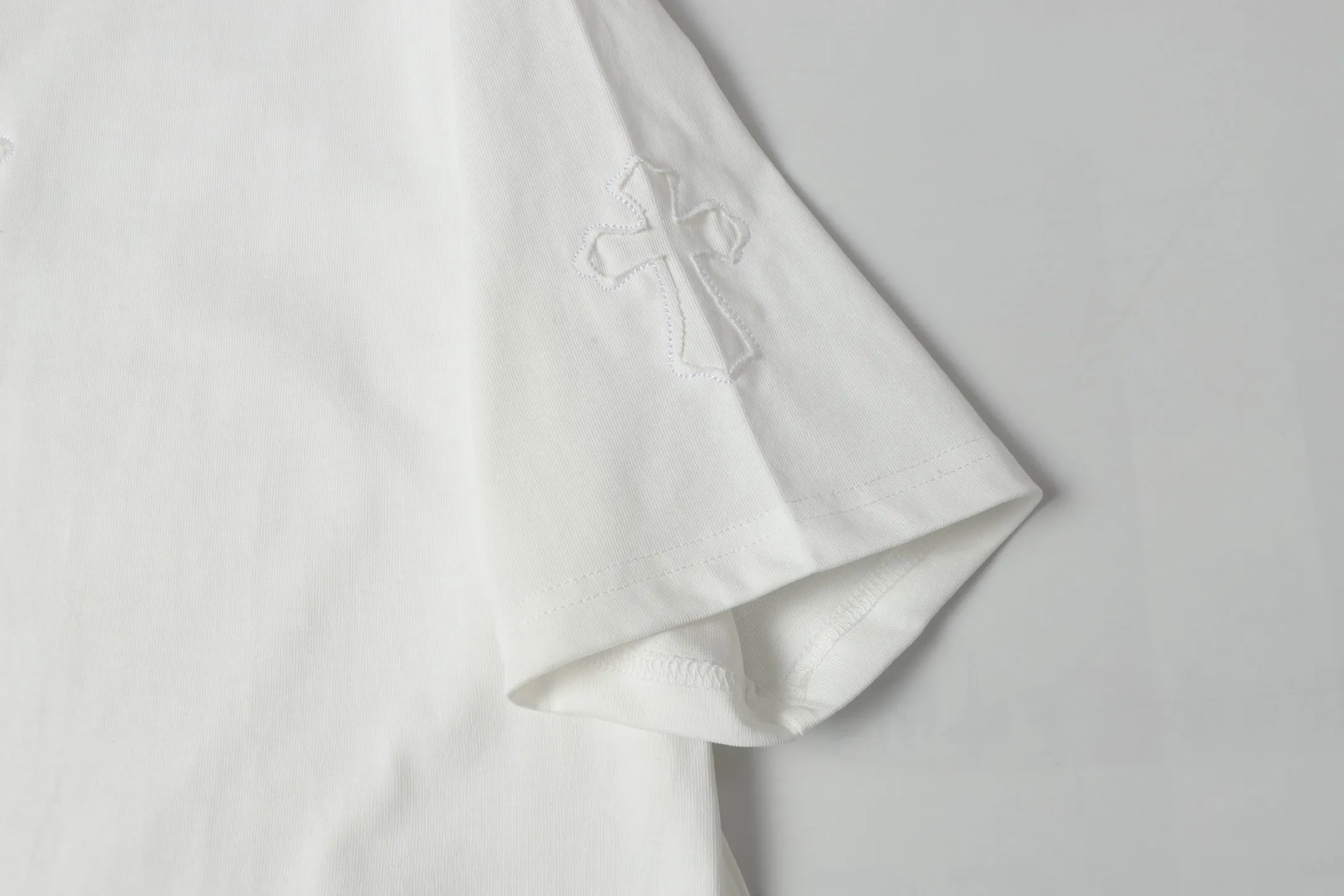 Embroidered Horseshoe Logo Cotton T-Shirt D9514057 — view 5