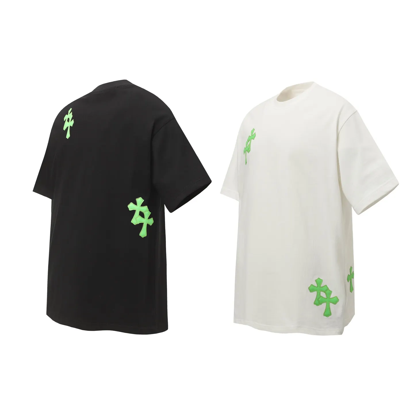 Cross Patch Oversized Cotton T-Shirt D10014064