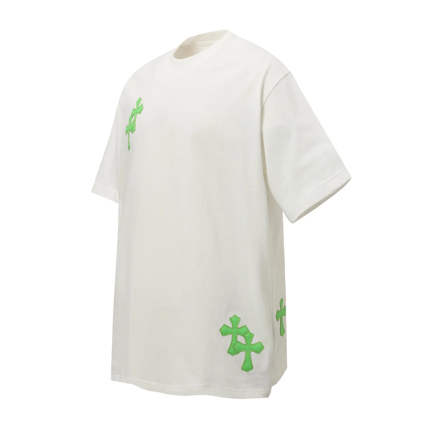 Cross Patch Oversized Cotton T-Shirt D10014064 — view 4