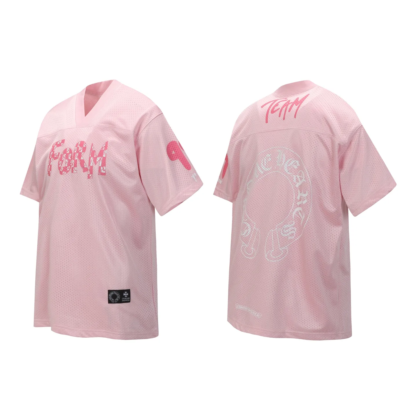Logo-Print Mesh Hockey Jersey D10014166