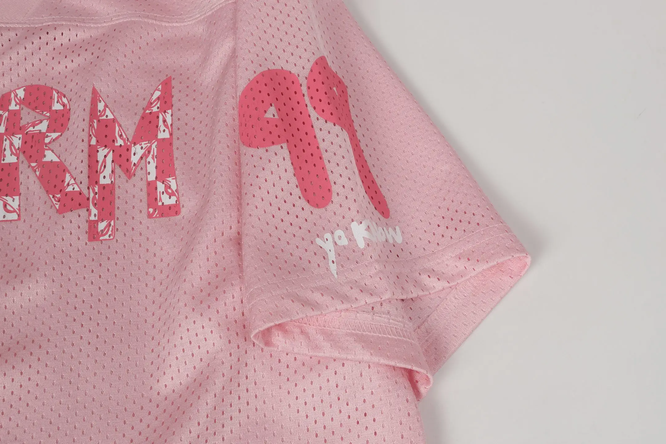 Logo-Print Mesh Hockey Jersey D10014166 — view 12