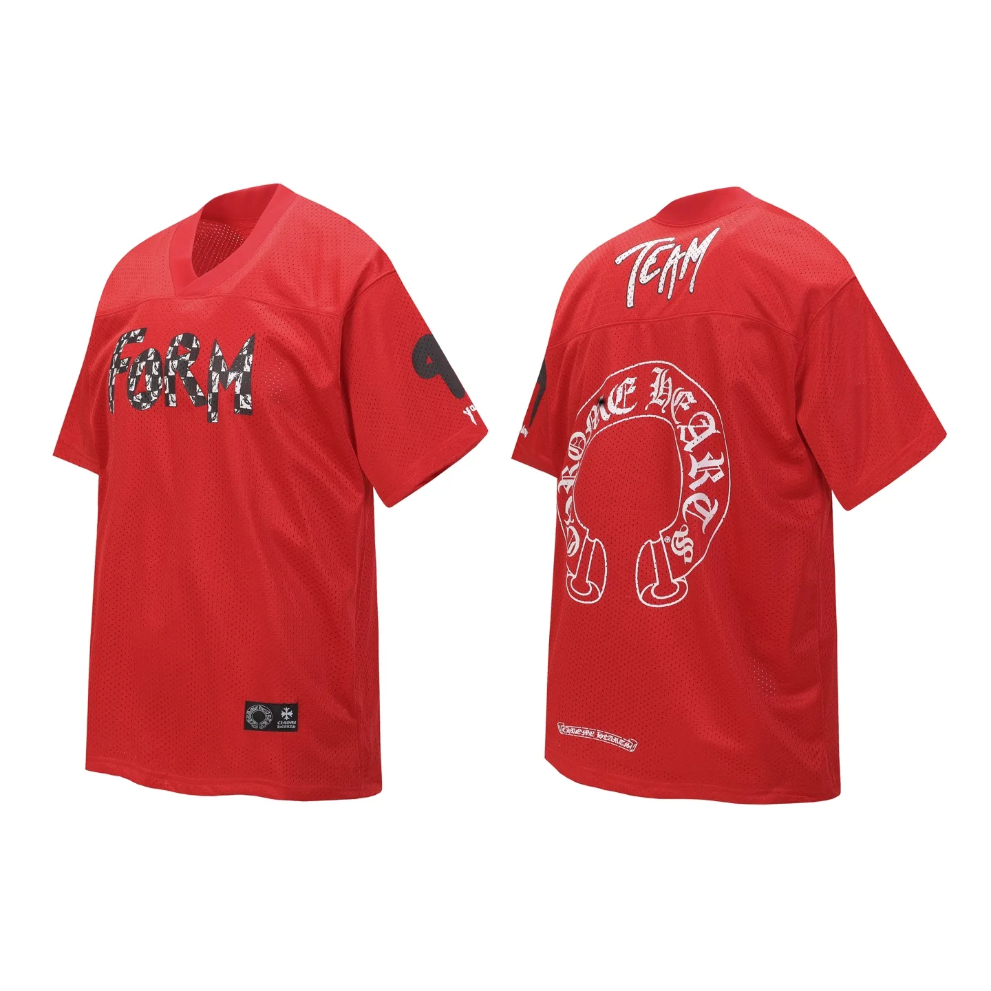 Logo-Print Mesh Hockey Jersey D10014165