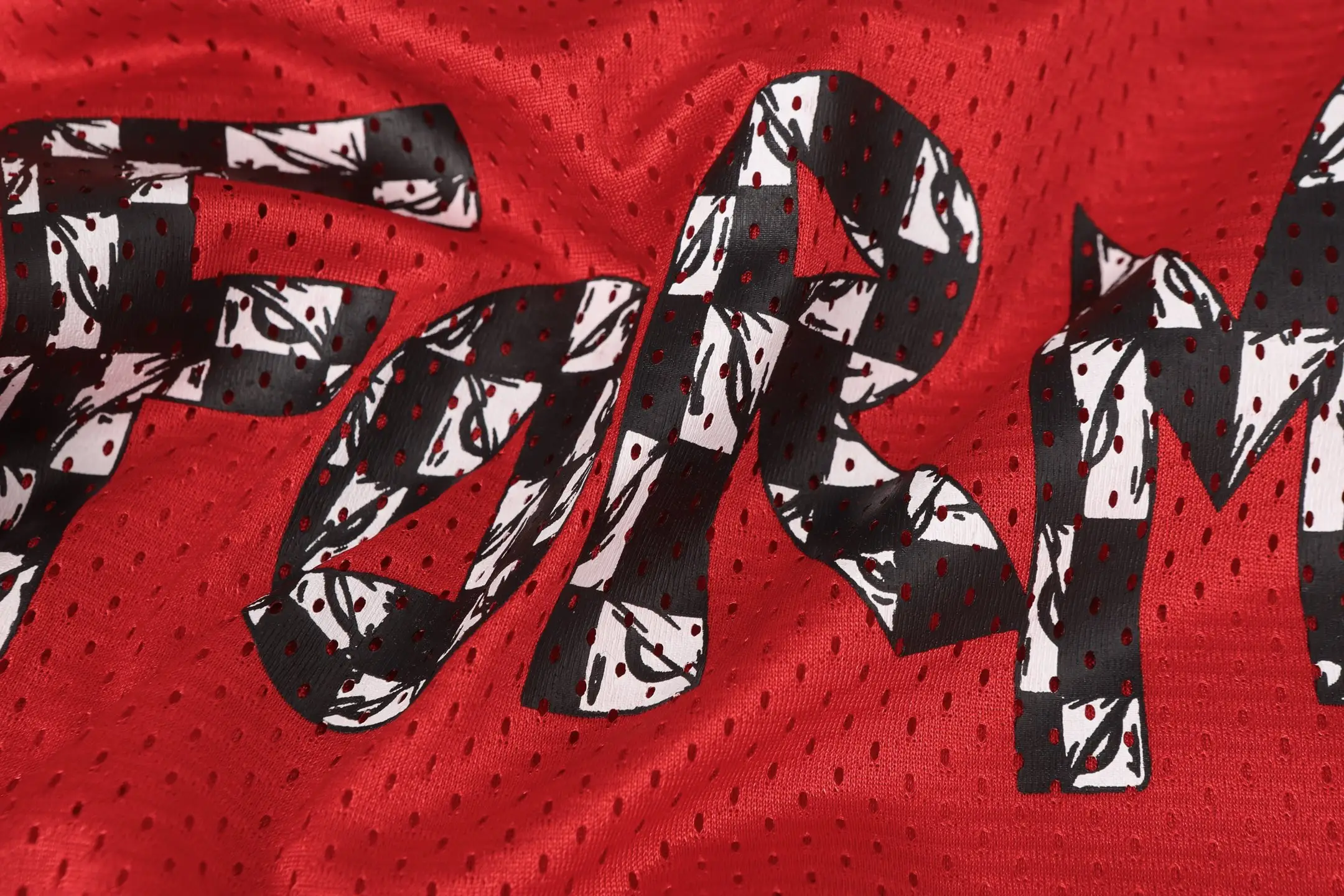 Logo-Print Mesh Hockey Jersey D10014165 — view 7