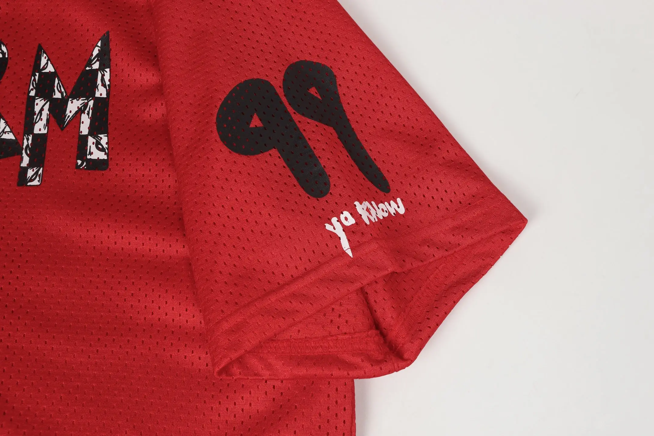 Logo-Print Mesh Hockey Jersey D10014165 — view 12