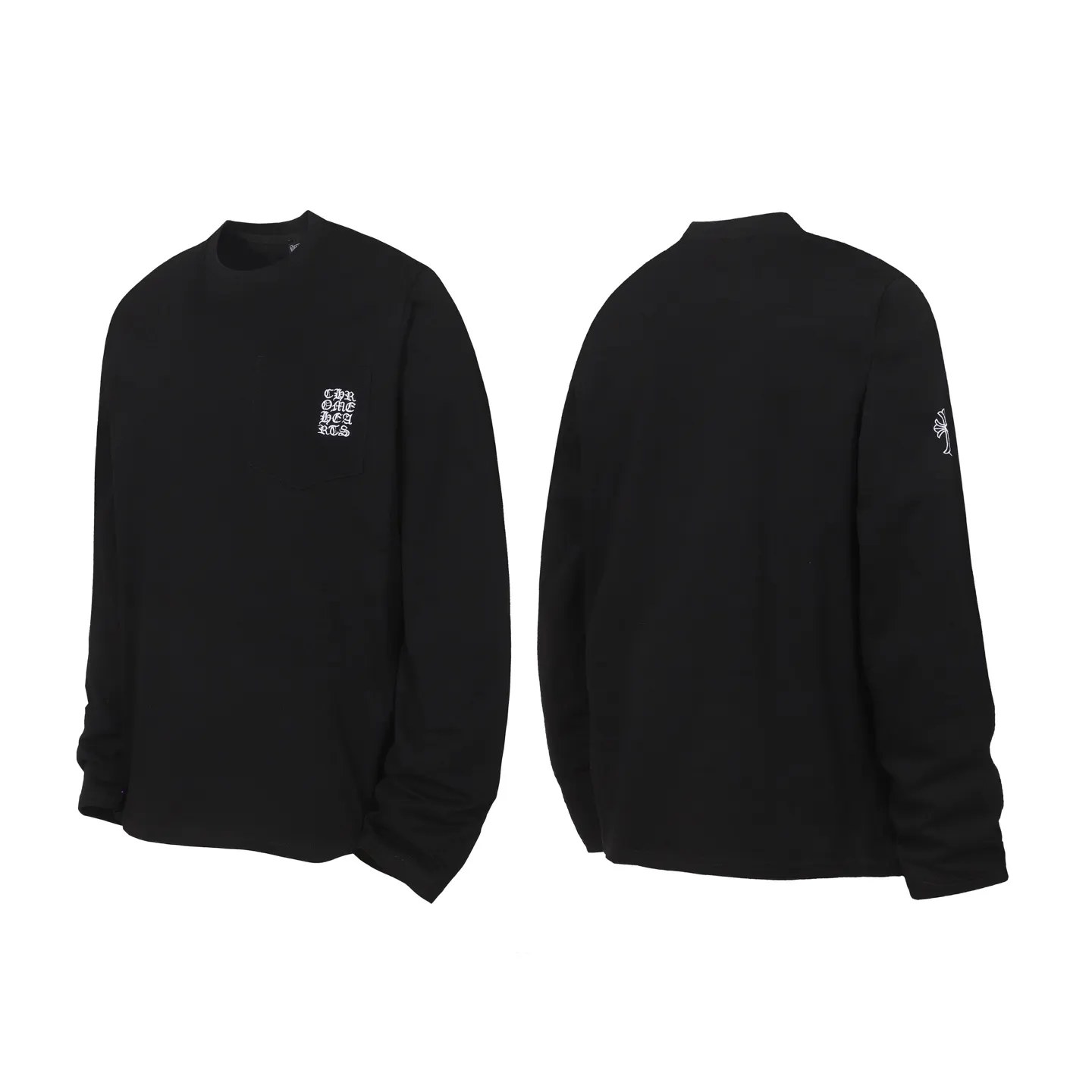 Logo-Embroidered Long-Sleeved T-Shirt D10014017