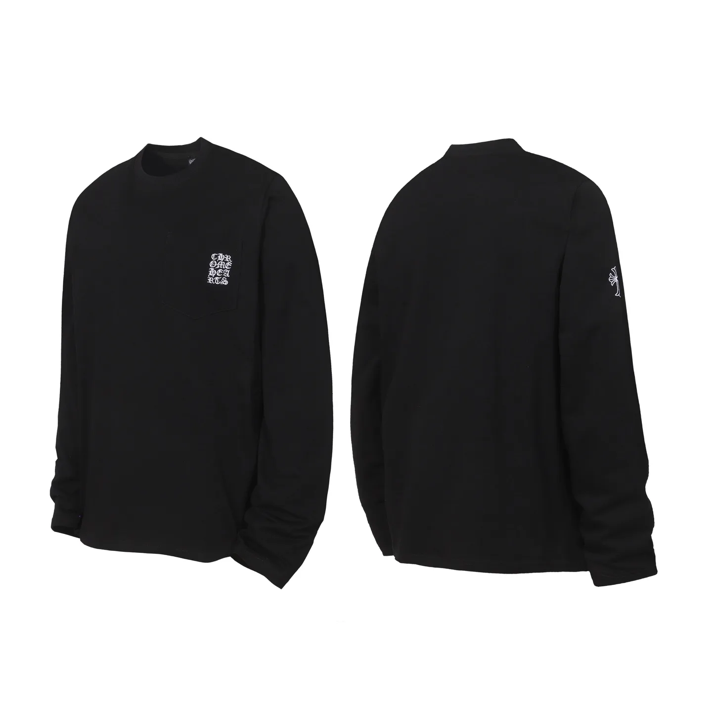 Logo-Embroidered Long-Sleeved T-Shirt D10014017