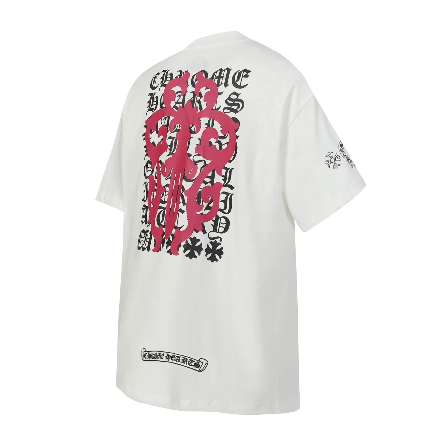 Dagger Crest Print Cotton T-Shirt D9514006 — view 2