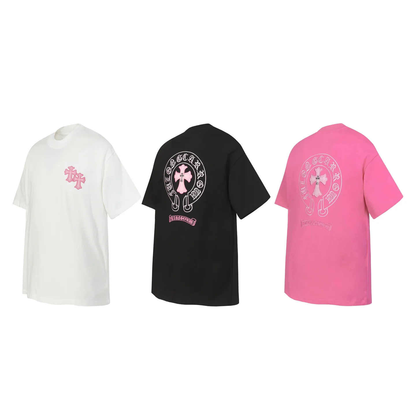 Horseshoe Logo Embroidered Cotton T-Shirt D10013935
