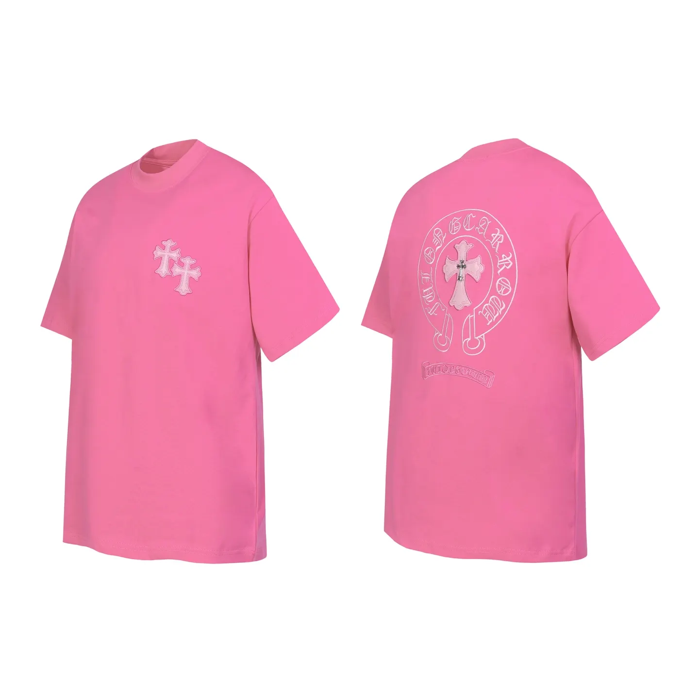 Horseshoe Embroidered Cotton T-Shirt D10013932