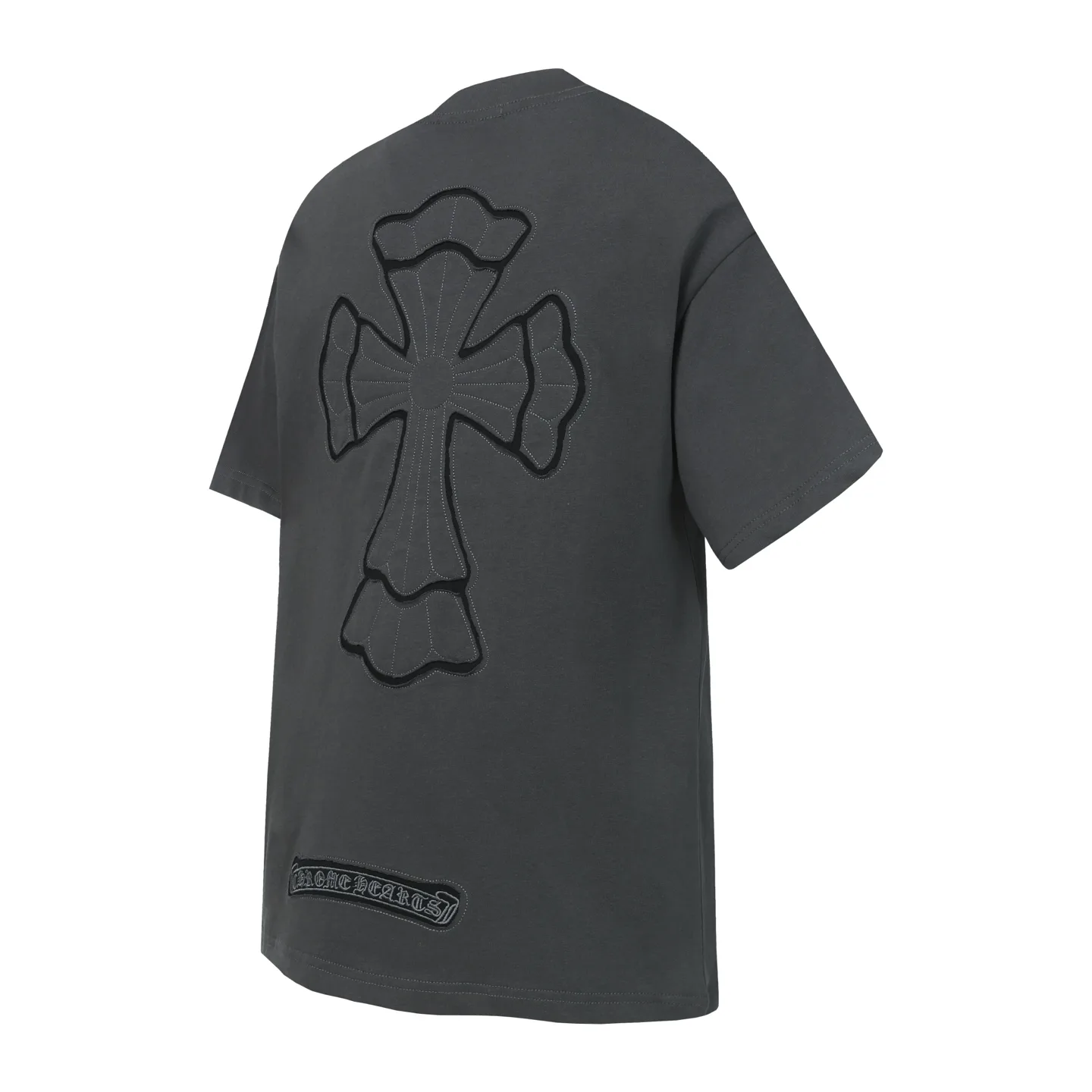 Embroidered Cross Patch Oversized T-Shirt D10014068 — view 10