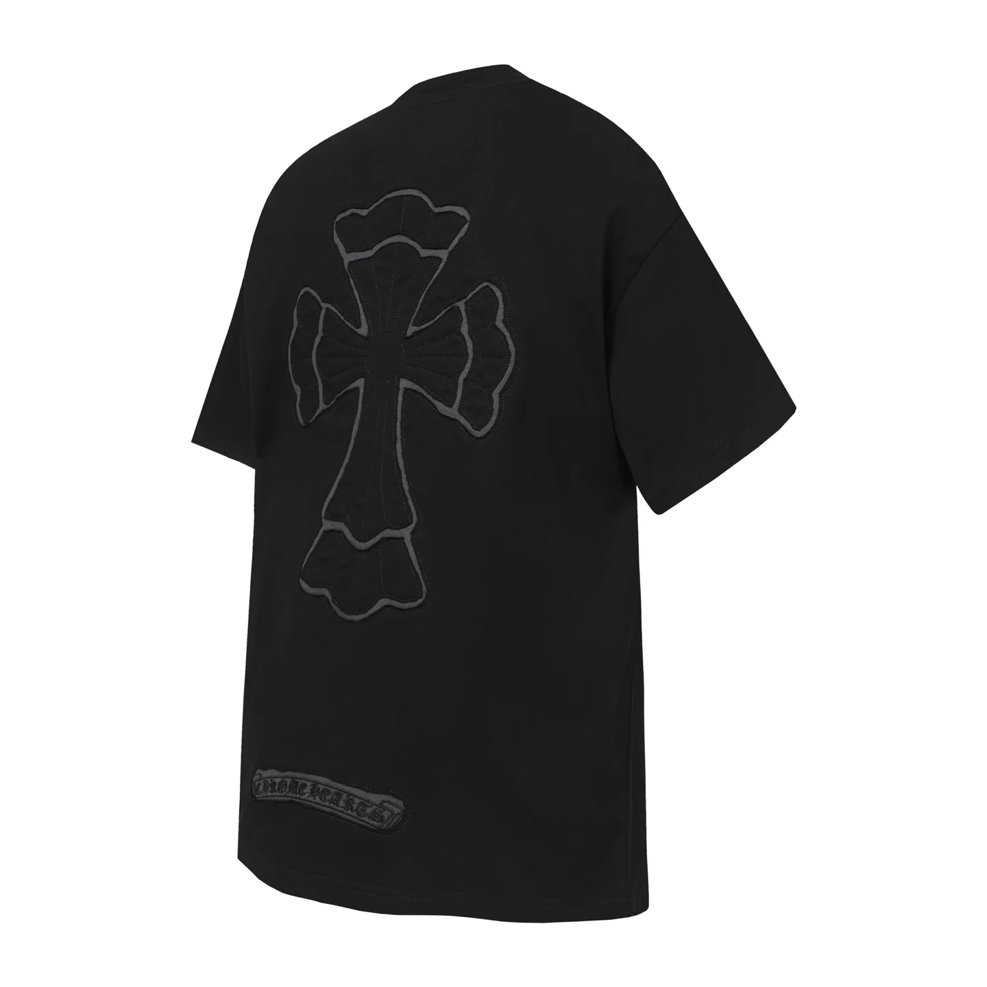 Embroidered Cross Patch Oversized T-Shirt D10014066 — view 3