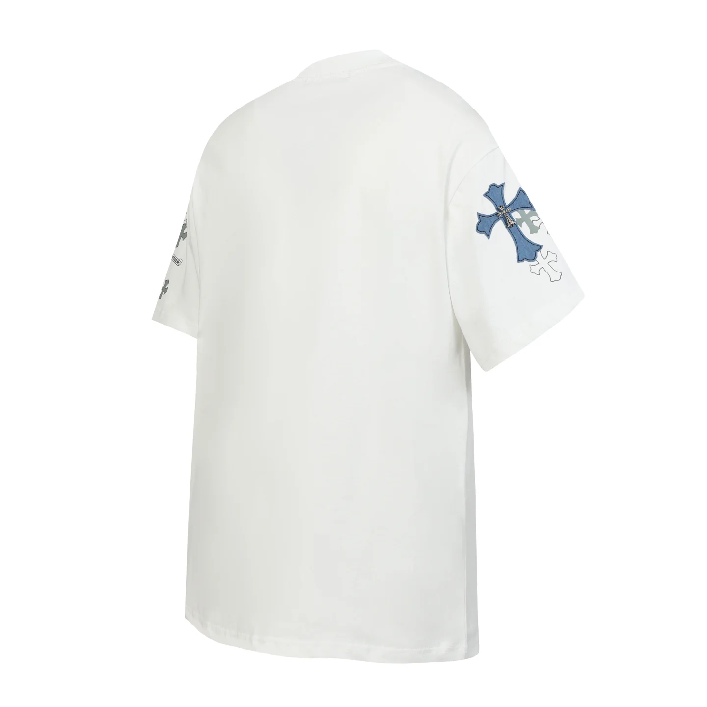 Cross Patch Embroidered Cotton T-Shirt D10514093 — view 3