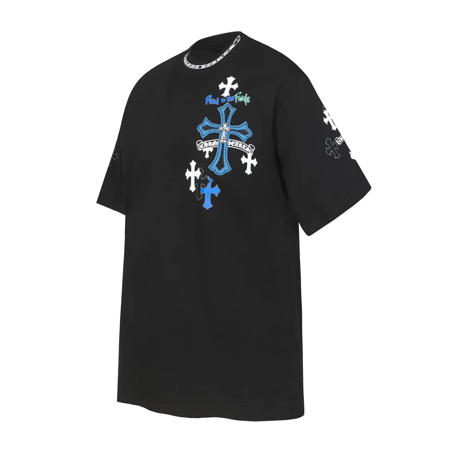 Cross Patch Embroidered Cotton T-Shirt D10514092 — view 2