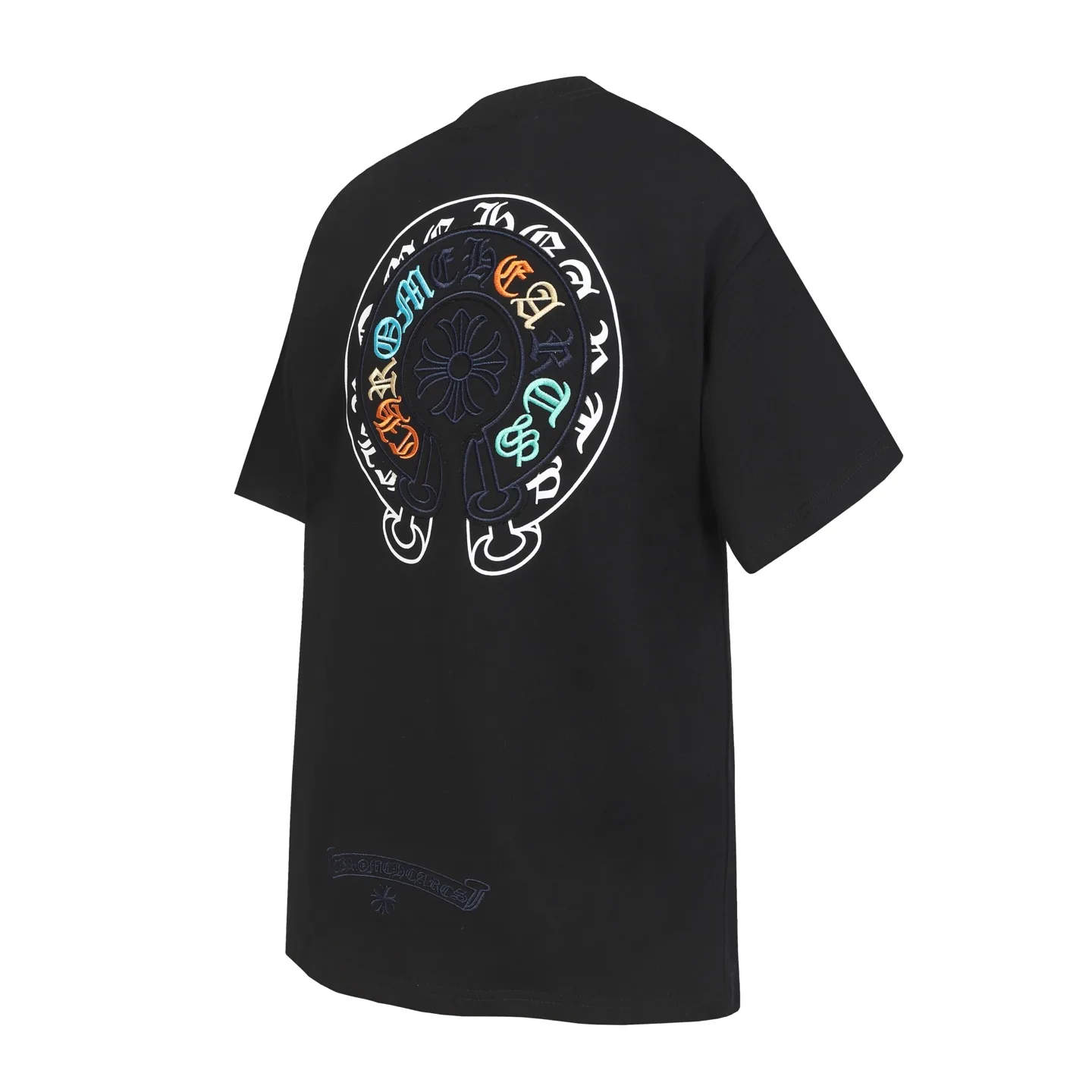 Horseshoe Sanskrit Embroidered T-Shirt D11014081 — view 3
