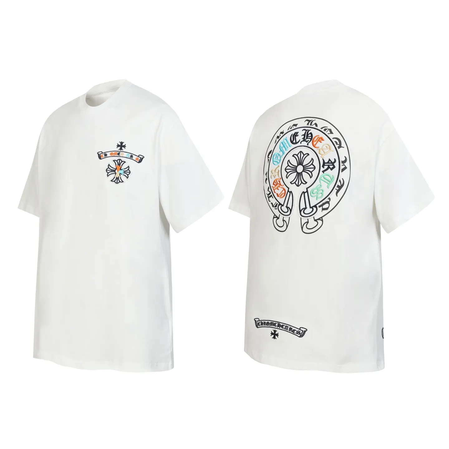 Embroidered Horseshoe Logo Cotton T-Shirt D11014082