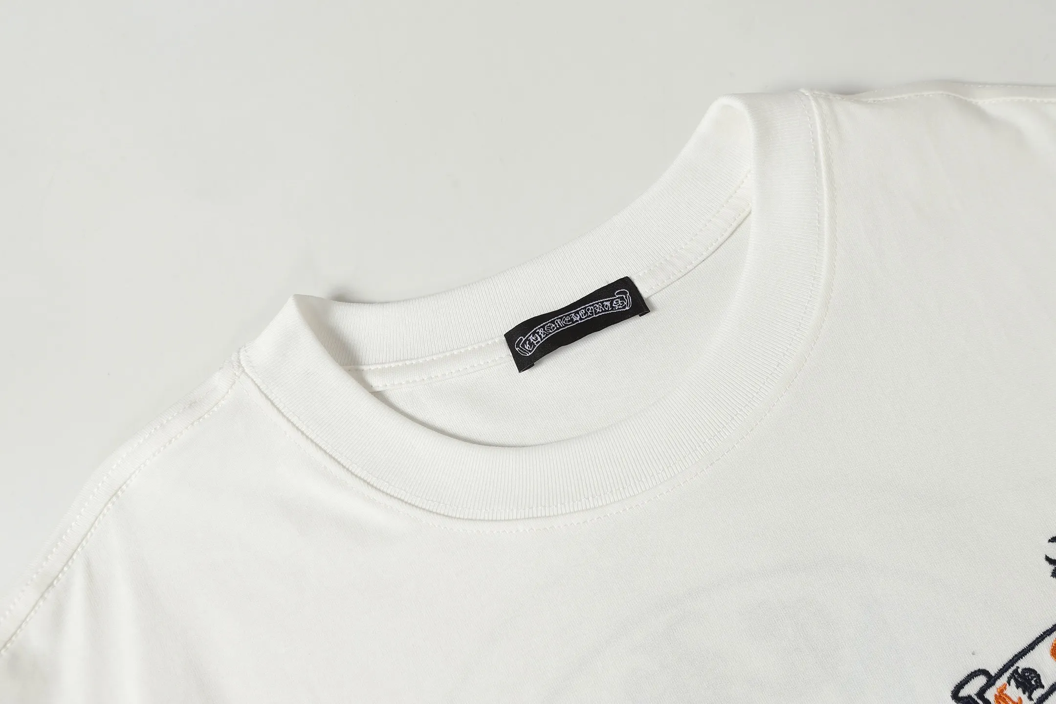 Embroidered Horseshoe Logo Cotton T-Shirt D11014082 — view 4