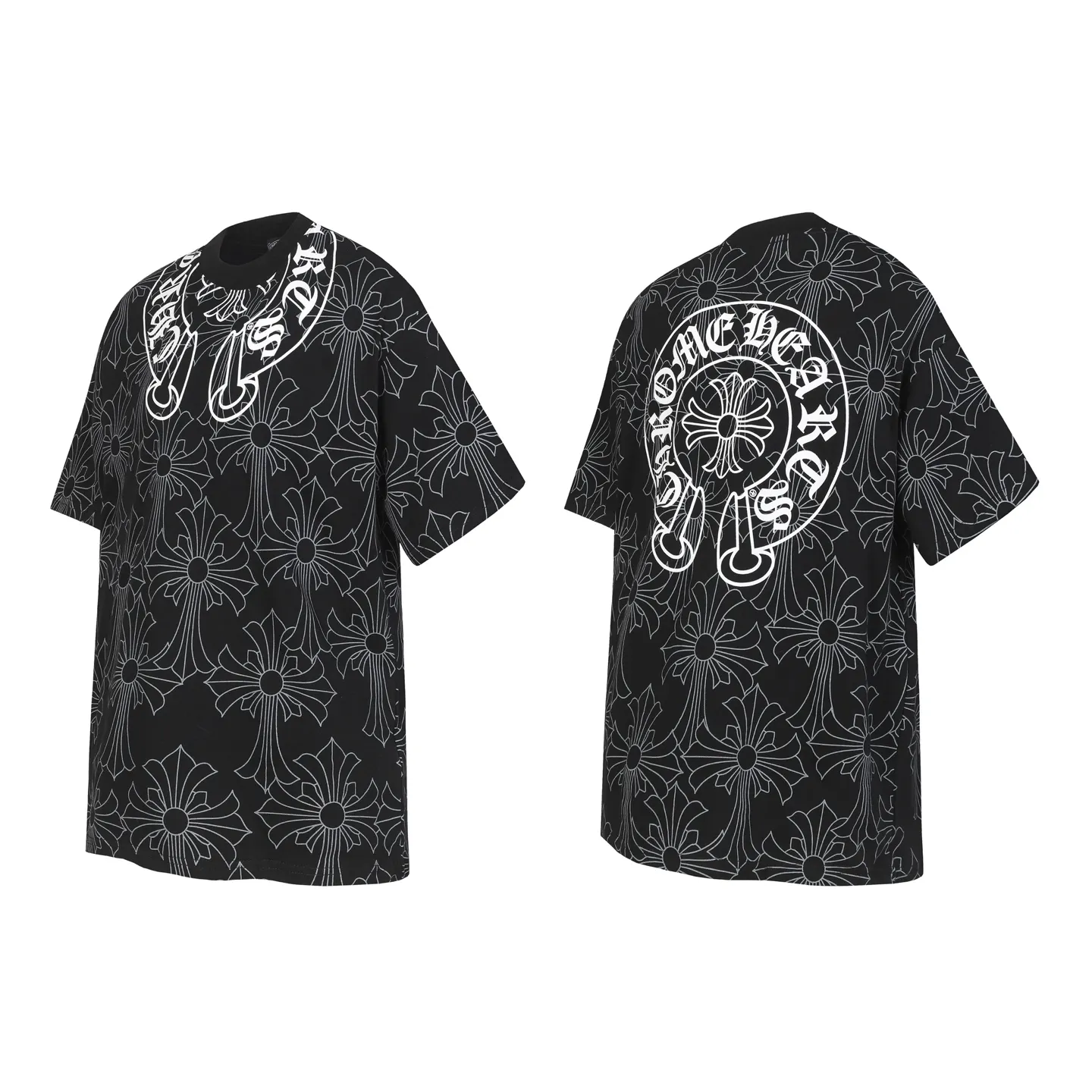 Monogram Horseshoe Print Oversized T-Shirt D10513914