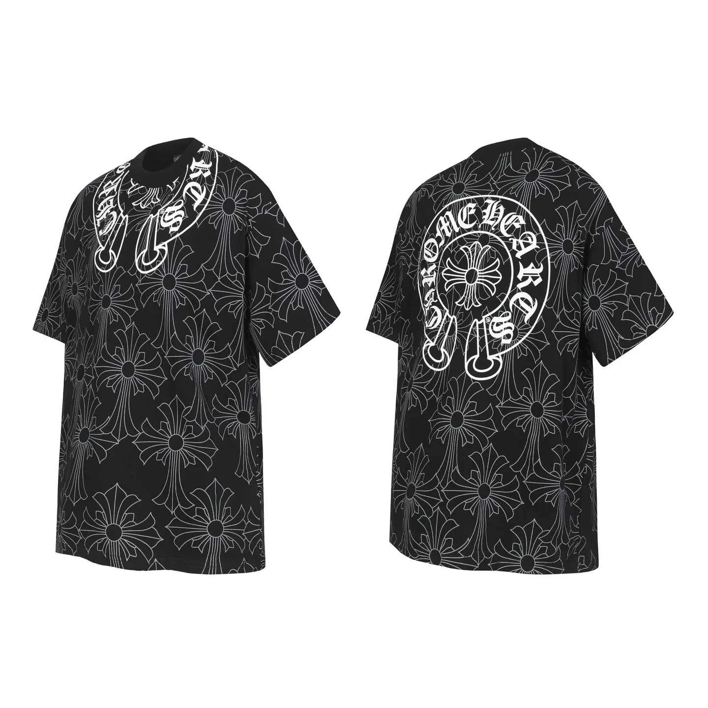 Monogram Horseshoe Print Oversized T-Shirt D10513916 — view 5