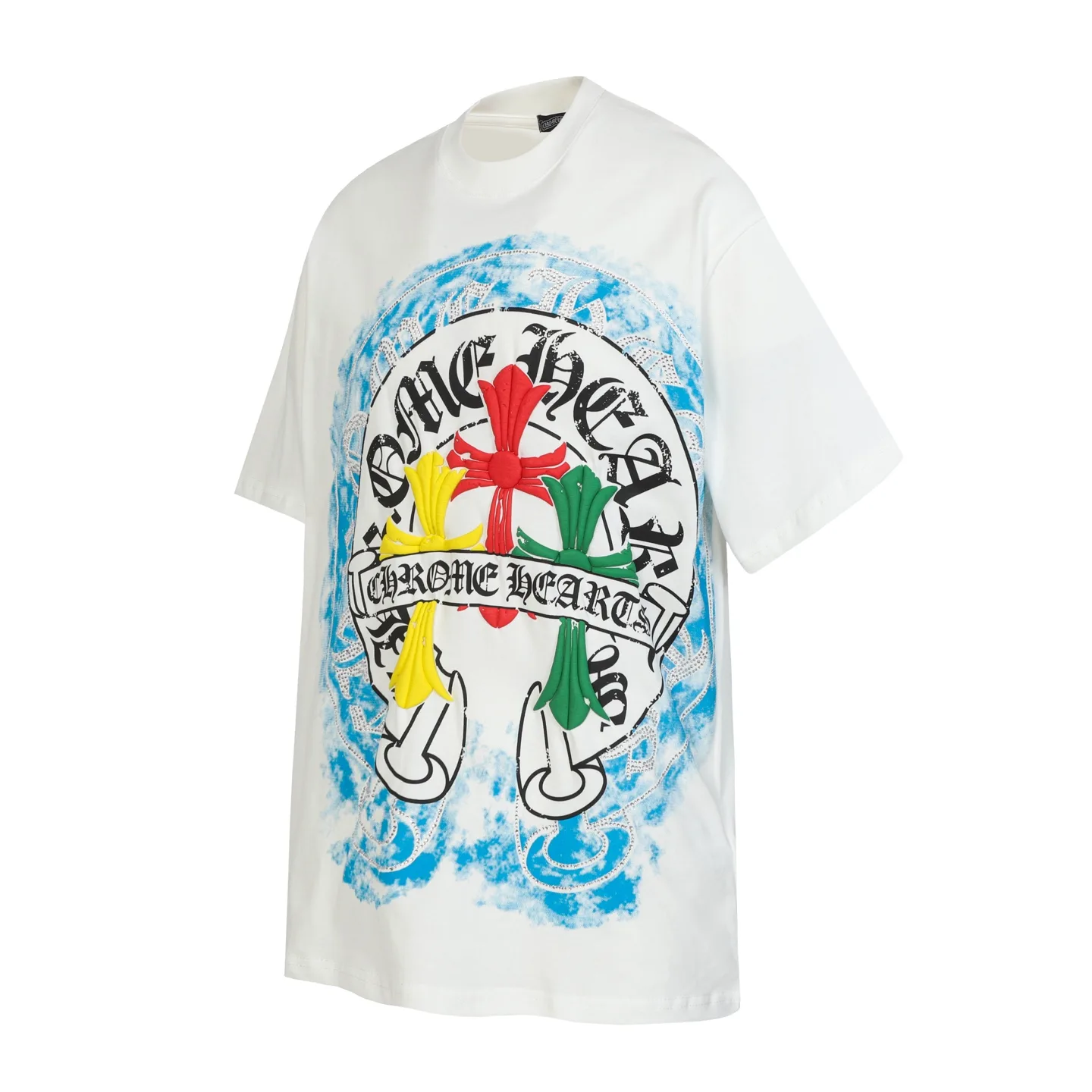 Horseshoe and Cross Rhinestone Graphic T-Shirt D10513917 — view 2
