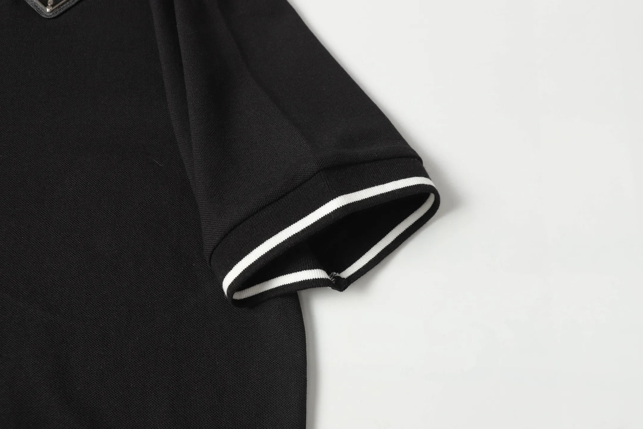 Logo-Embroidered Piqué Cotton Polo Shirt D9014148 — view 8