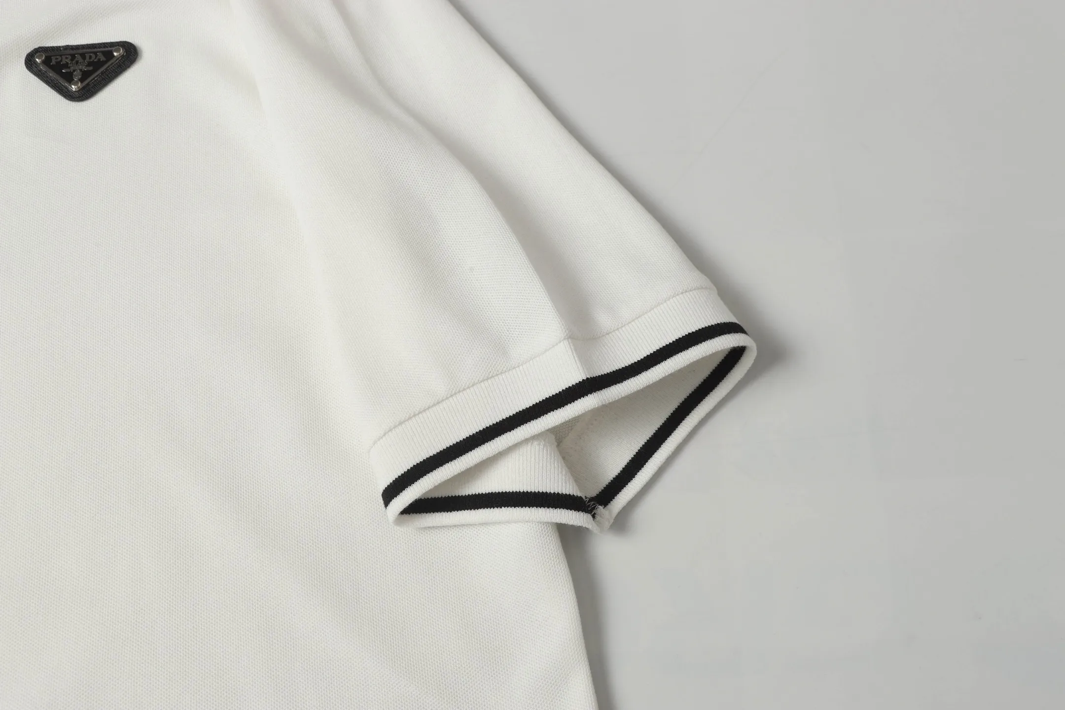 Logo-Embroidered Piqué Cotton Polo Shirt D9014149 — view 7