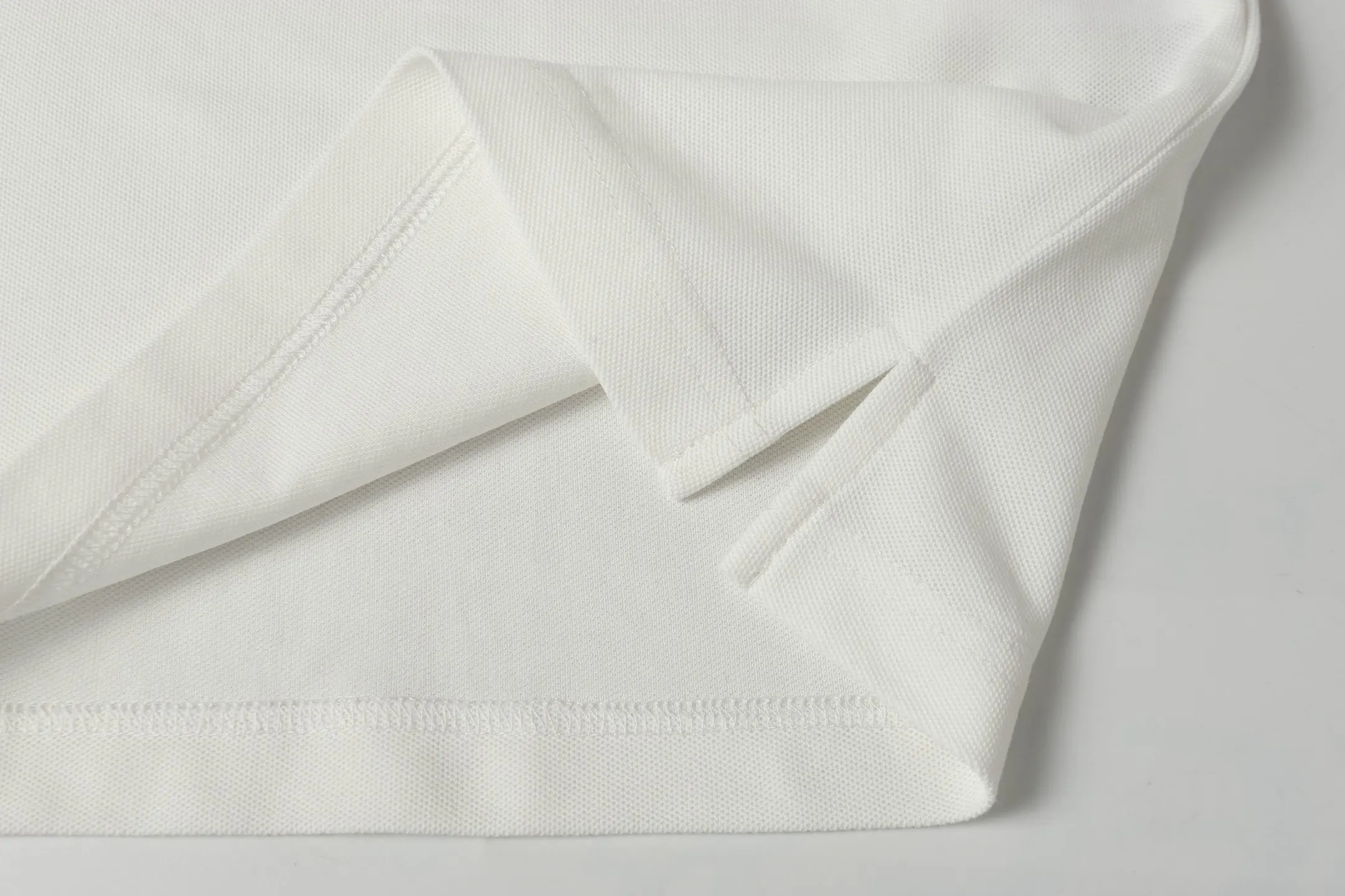 Logo-Embroidered Piqué Cotton Polo Shirt D9014149 — view 9