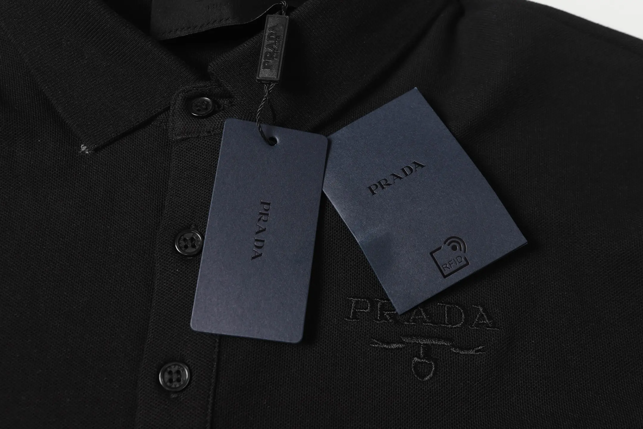 Logo-Embroidered Cotton-Pique Polo Shirt D9014145 — view 7