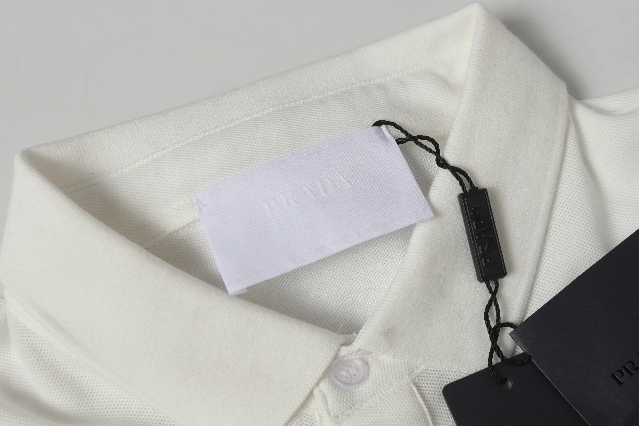 Logo-Embroidered Piqué Cotton Polo Shirt D9014146 — view 4